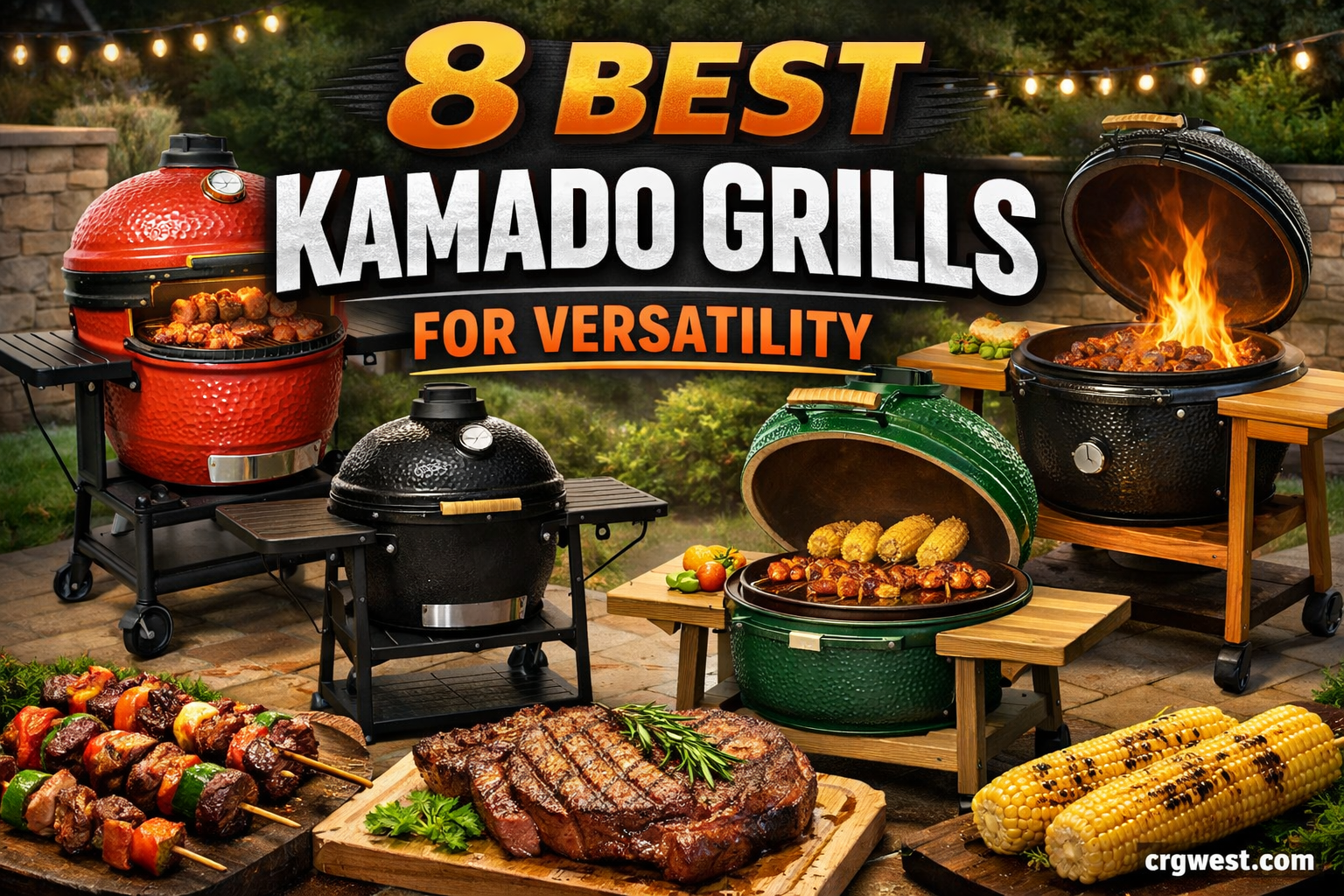 8 Best Kamado Grills for Versatility