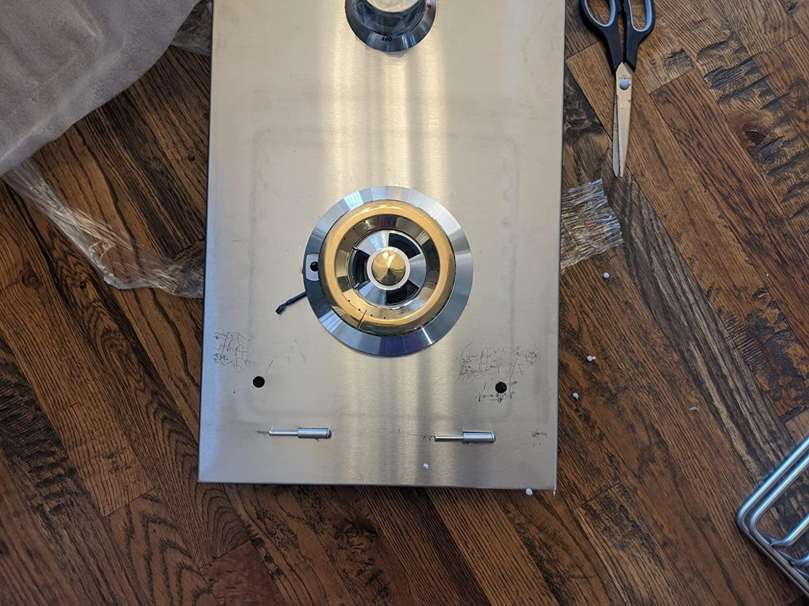 Blaze Grills BLZ-SB1-LP 12,000 BTU Drop In Stainless Steel Conventional Propane Gas Single Side Burner Cooking Accessory with Closing Shield Cover - Customer Photo 1