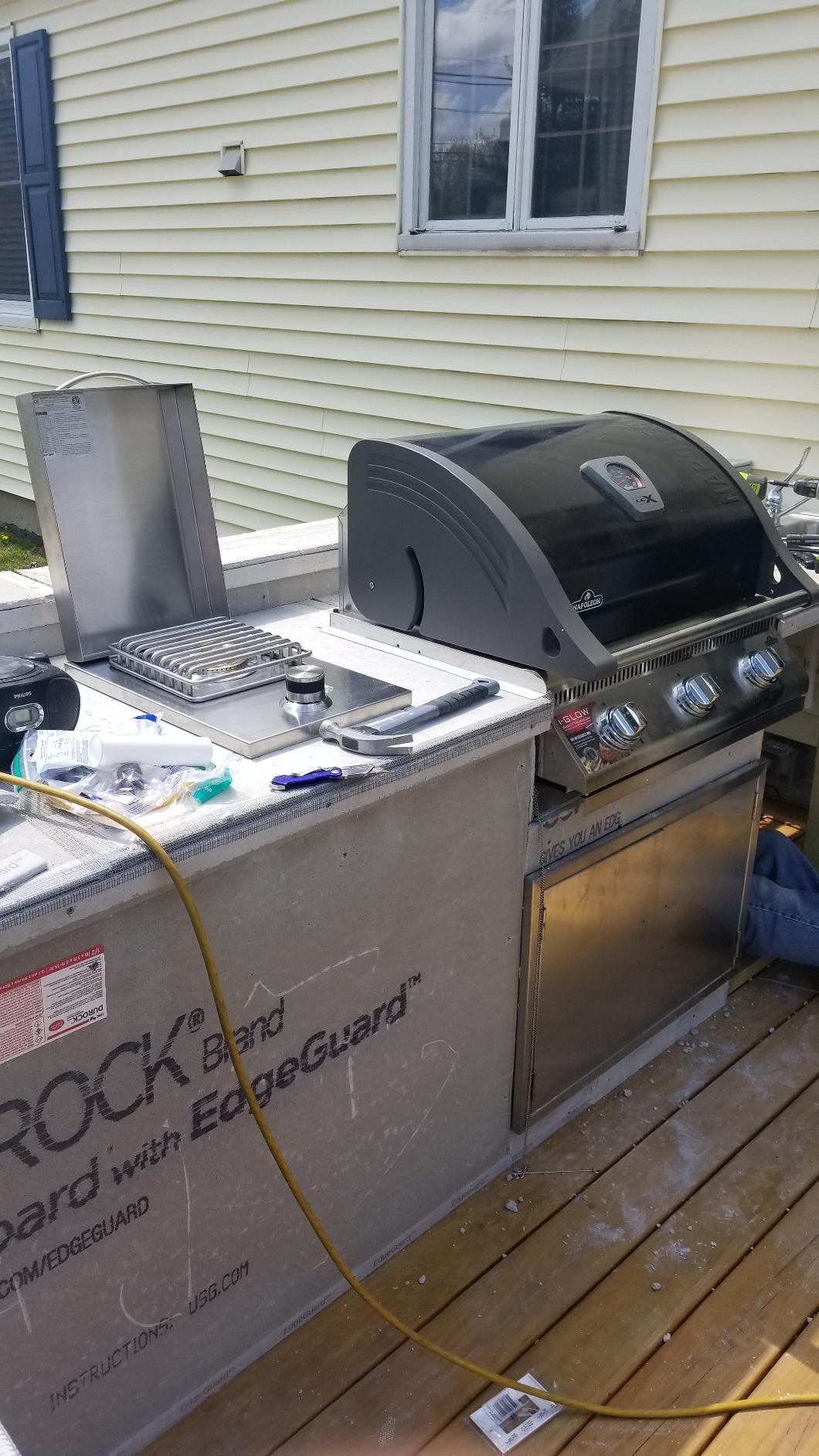 Blaze Grills 12,000 BTU Built-In Stainless Steel LTE Single Side Burner for Outdoor Grill, Natural Gas - Customer Photo 1