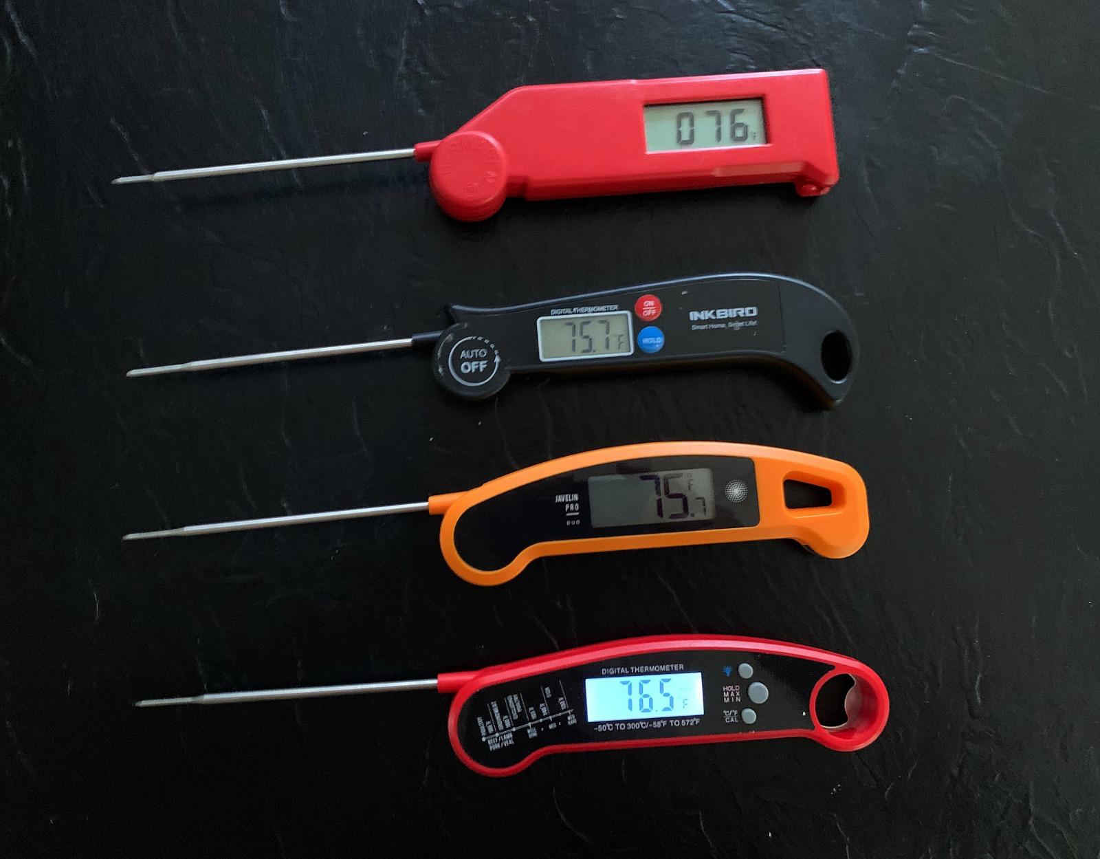 Lavatools JavelinÂ® PRO Classic Ultra-Fast 2-Second Professional Digital Instant Read Meat Thermometer for Grill and Cooking, Auto-Rotating Backlit Display, IP65 Water Resistant, NSF Certified â Sambal - Customer Photo 1