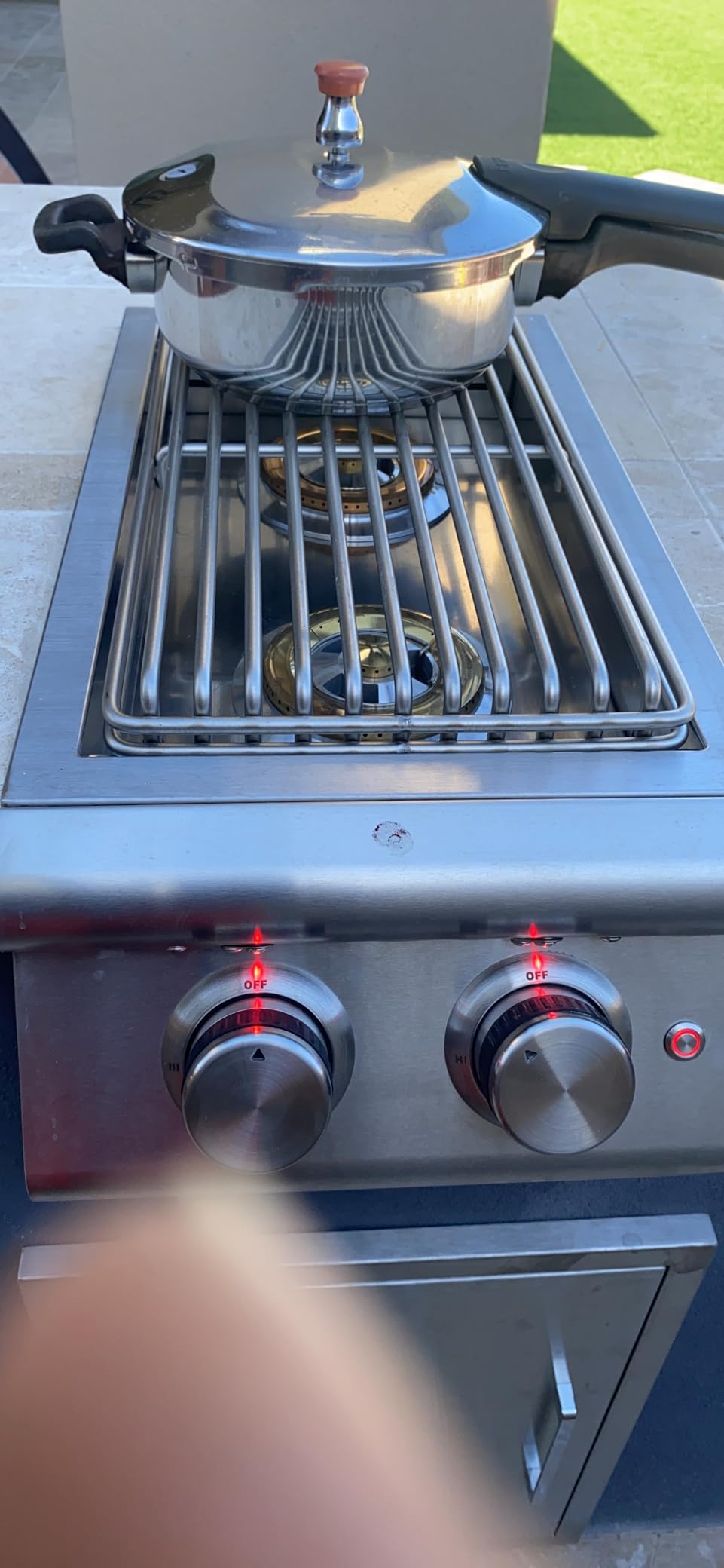 Heavy-Duty Stainless Steel Outdoor | Blaze Double Side Burner Natural Gas Grill Barbeque | LED Lights Thermometer | Best Of Backyard For Grilling Masters | BLZ-SB2LTE-NG - Customer Photo 1