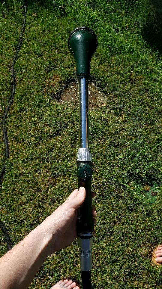 GREEN MOUNT Watering Wand 16-Inch, Heavy Duty Garden Wand with 8 Spray Patterns | Ergonomic & Lightweight for Easy Watering | Ideal for Hanging Baskets, Potted Plants, Window Boxesï¼Blackish Green - Customer Photo 1
