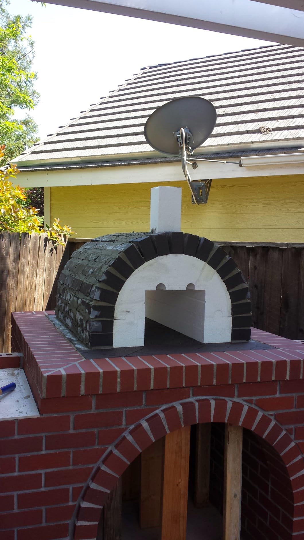 Pizza Oven ⢠Brick Oven ⢠Build an Outdoor Pizza Oven with a DIY-EZ Pizza Oven Kit. The Medium Sized Mattone Barile Pizza Oven Foam Form ⢠Pizza Peel ⢠Peel Hanger ⢠Brass Bristle Pizza Oven Brush Customer Review Pizza Oven ⢠Brick Oven ⢠Build an Outdoor Pizza Oven with a DIY-EZ Pizza Oven Kit. The Medium Sized Mattone Barile Pizza Oven Foam Form ⢠Pizza Peel ⢠Peel Hanger ⢠Brass Bristle Pizza Oven Brush - Customer Photo 2