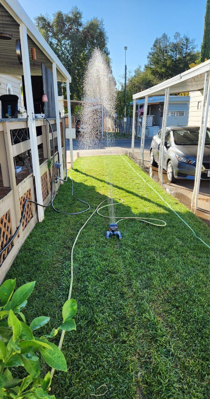 Eden 95124 4-Way Mini Turbo Oscillating Sprinkler Customer Review Eden 95124 4-Way Mini Turbo Oscillating Sprinkler - Customer Photo 1