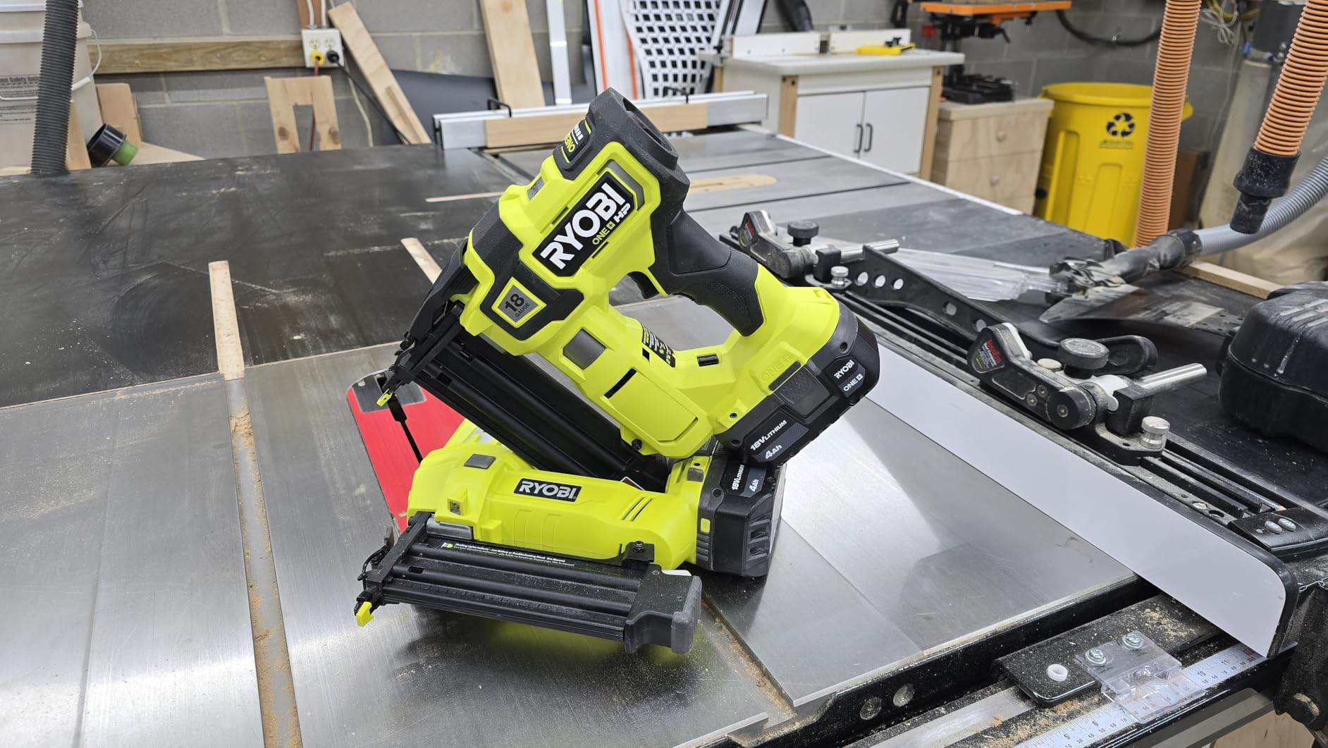 RYOBI P322 ONE+ HP 18V 18-Gauge Brushless Cordless AirStrike Brad Nailer (Tool Only) - Customer Photo 1