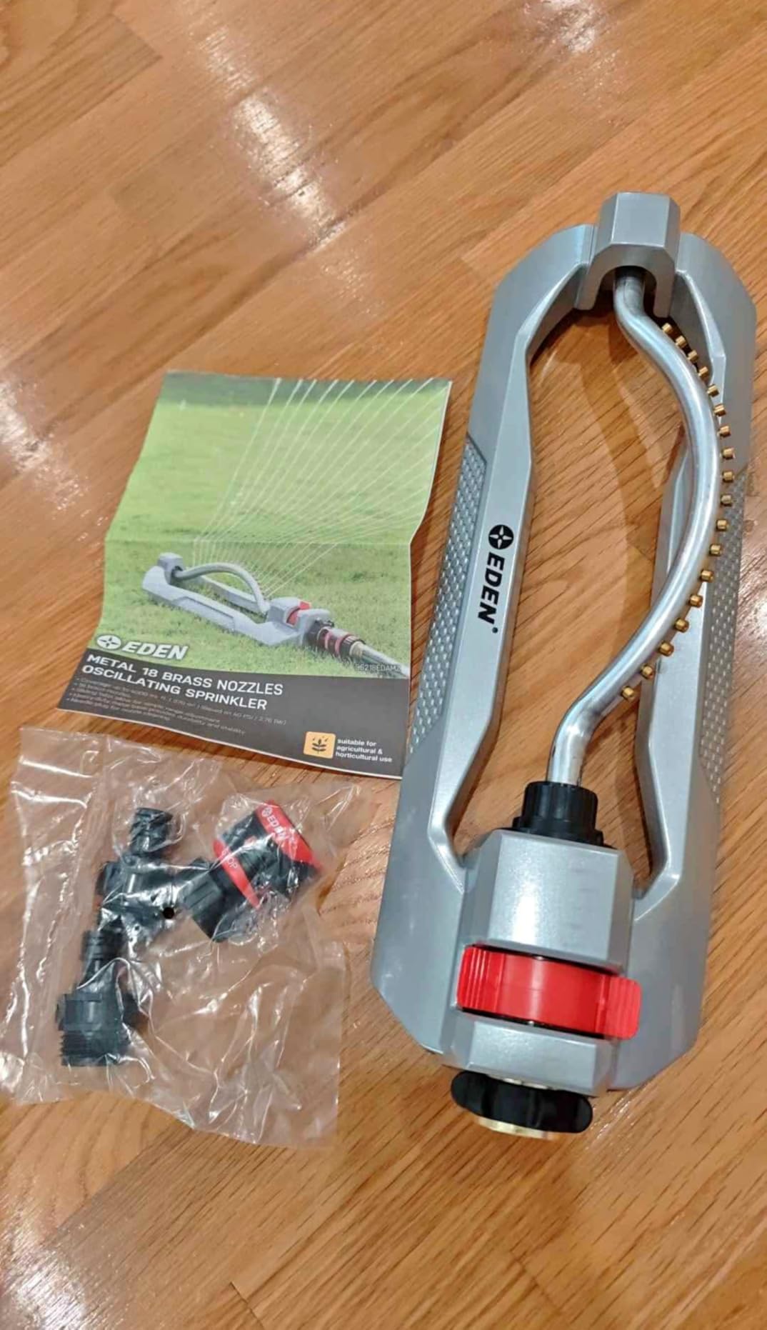 Eden 96218 Heavy Duty Turbo Oscillating Sprinkler Customer Review Eden 96218 Heavy Duty Turbo Oscillating Sprinkler - Customer Photo 2