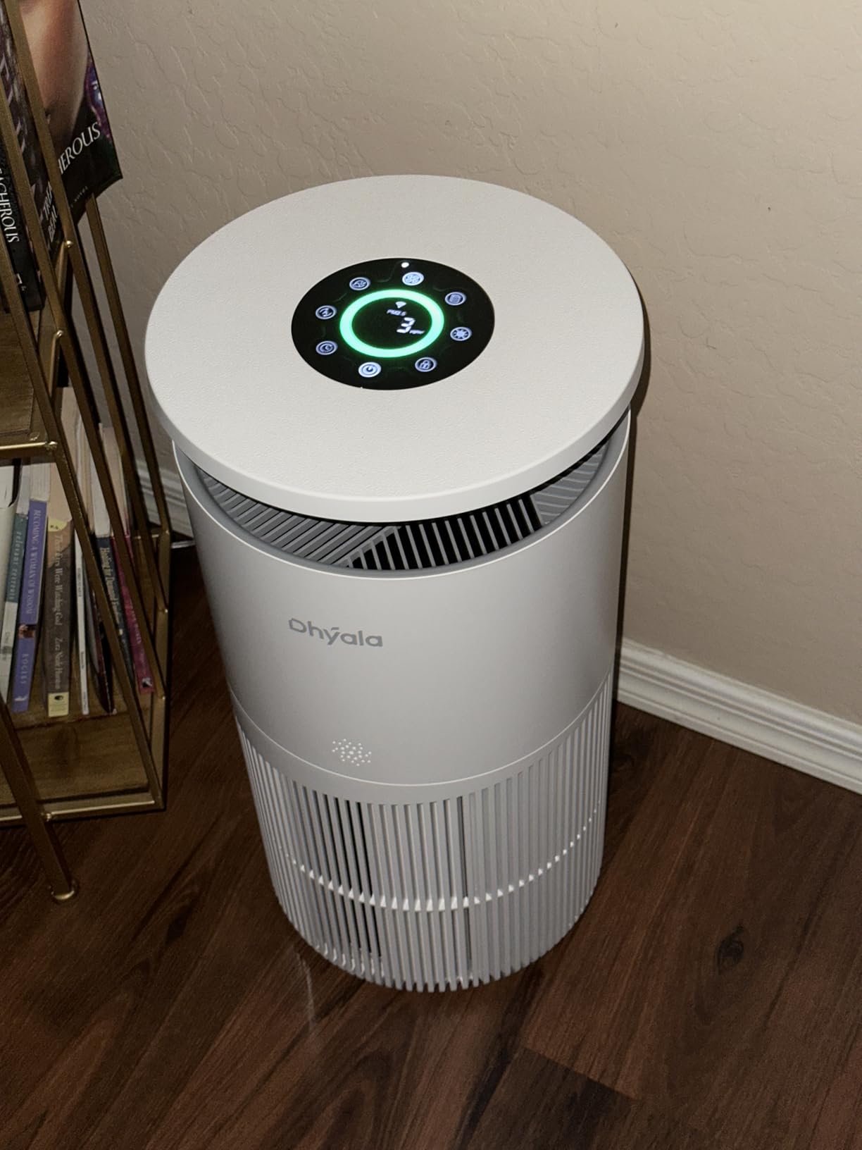 Dhyala Air Purifier for Home Large Room up to 3620Ft², H13 True HEPA Air Purifiers for Home Pet Hair Dander Odor Pollen, Air Cleaner with Smart WiFi, 360° Air Intake, Auto Mode, Pet Lock, 22dB Quiet Customer Review Dhyala Air Purifier for Home Large Room up to 3620Ft², H13 True HEPA Air Purifiers for Home Pet Hair Dander Odor Pollen, Air Cleaner with Smart WiFi, 360° Air Intake, Auto Mode, Pet Lock, 22dB Quiet - Customer Photo 1