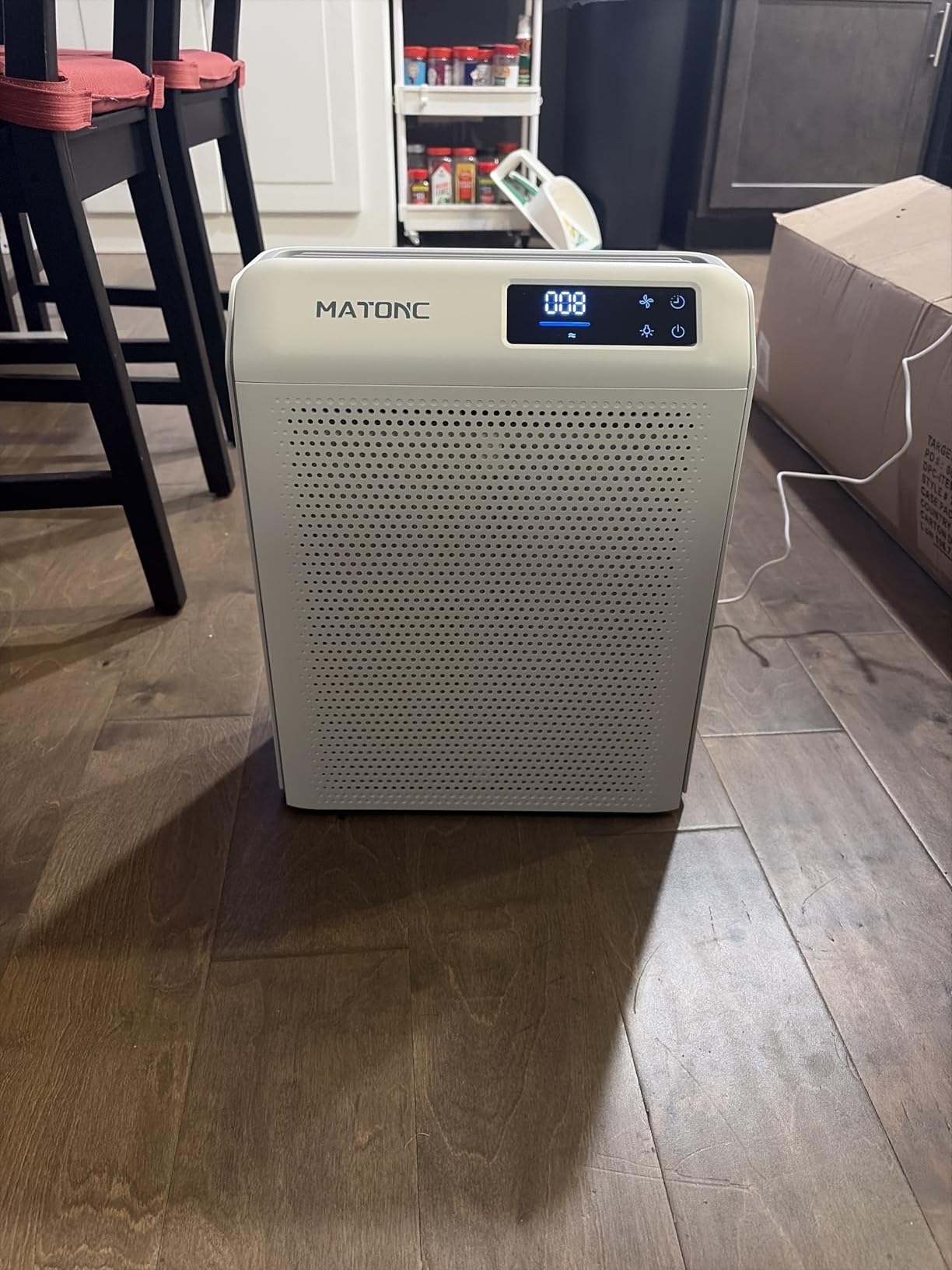 Air Purifiers for Home Bedroom Large Room Up to 3500 Ft², Smart HEPA Air Cleaner with APP Control,PM 2.5 Display Air Quality, Sleep Mode, Auto Mode, HEPA Air Purifier for Pets Hair, Dust, Odor, Pollen Customer Review Air Purifiers for Home Bedroom Large Room Up to 3500 Ft², Smart HEPA Air Cleaner with APP Control,PM 2.5 Display Air Quality, Sleep Mode, Auto Mode, HEPA Air Purifier for Pets Hair, Dust, Odor, Pollen - Customer Photo 1