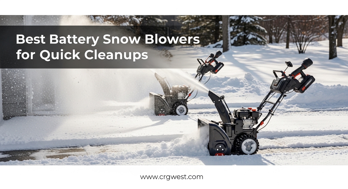 Best Battery Snow Blowers for Quick Cleanups