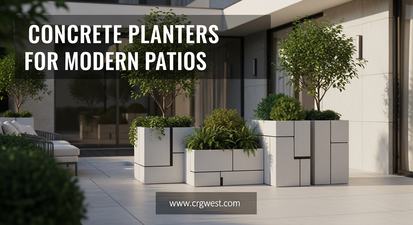 Best Concrete Planters for Modern Patios