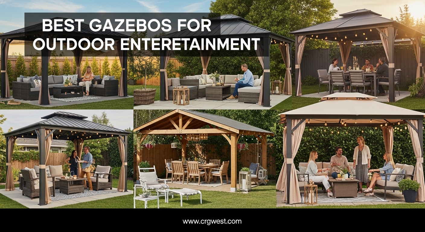 Best Gazebos for Outdoor Entertainment