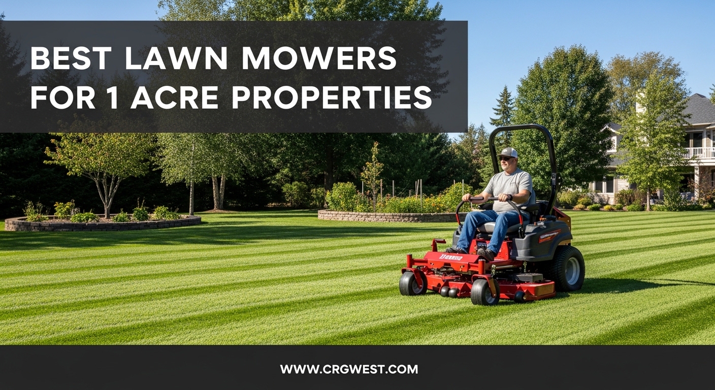 Best Lawn Mowers for 1 Acre Properties
