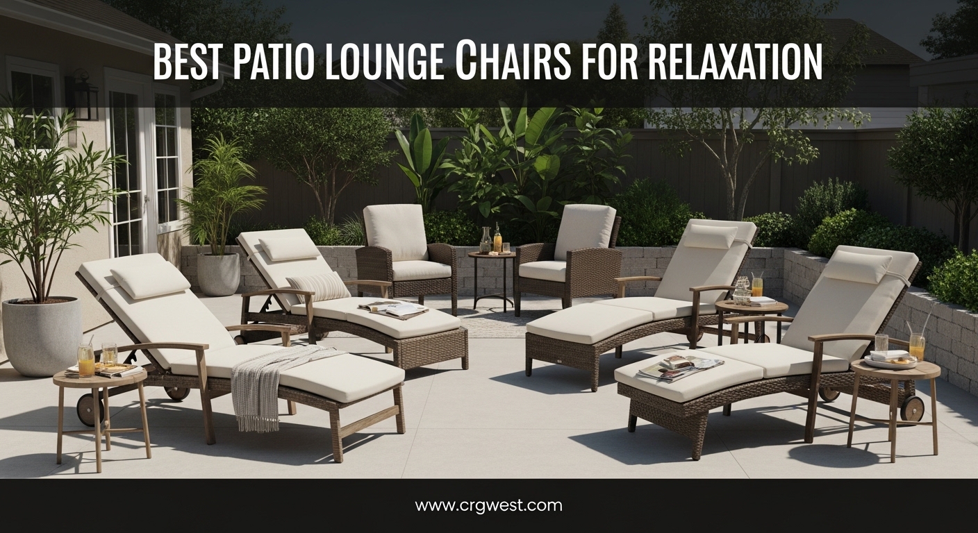 Best Patio Lounge Chairs for Relaxation
