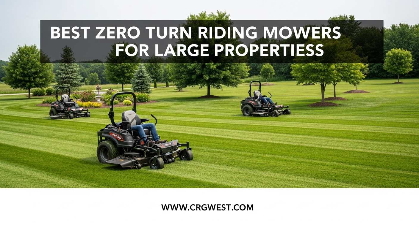 Best Zero Turn Riding Mowers for Large Properties