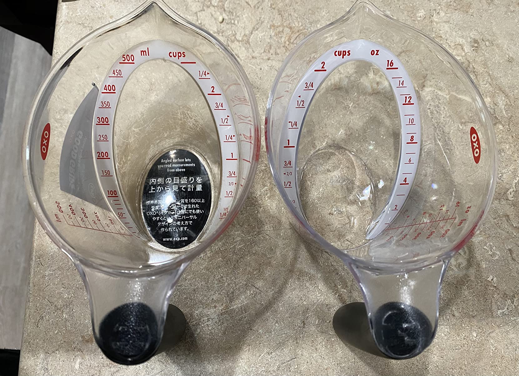 OXO Good Grips 3-Piece Angled Measuring Cup Set Customer Review OXO Good Grips 3-Piece Angled Measuring Cup Set - Customer Photo 4