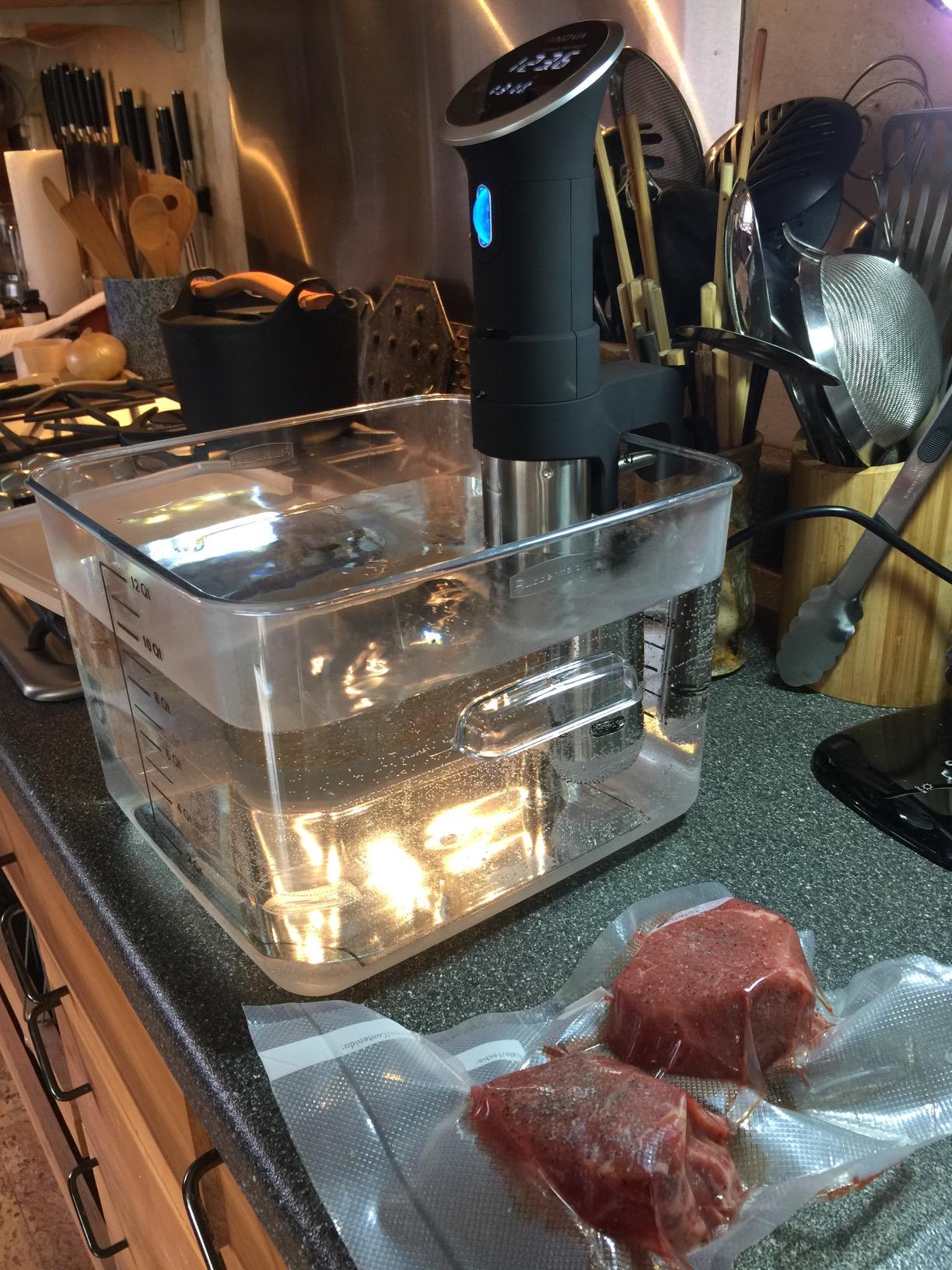 Rubbermaid Commercial Products Space Saving Square Food Storage Container 12 Quart Clear for Kitchen/Sous Vide/Meal Prep - Customer Photo 1