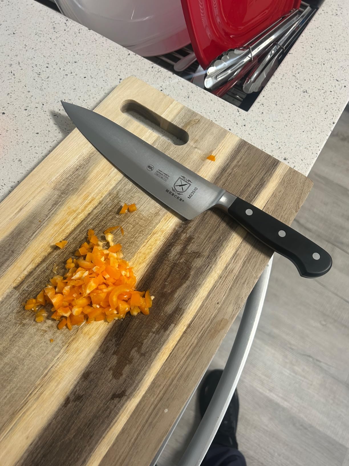 Mercer Culinary M23510 Renaissance, 8-Inch Chef's Knife Customer Review Mercer Culinary M23510 Renaissance, 8-Inch Chef's Knife - Customer Photo 1