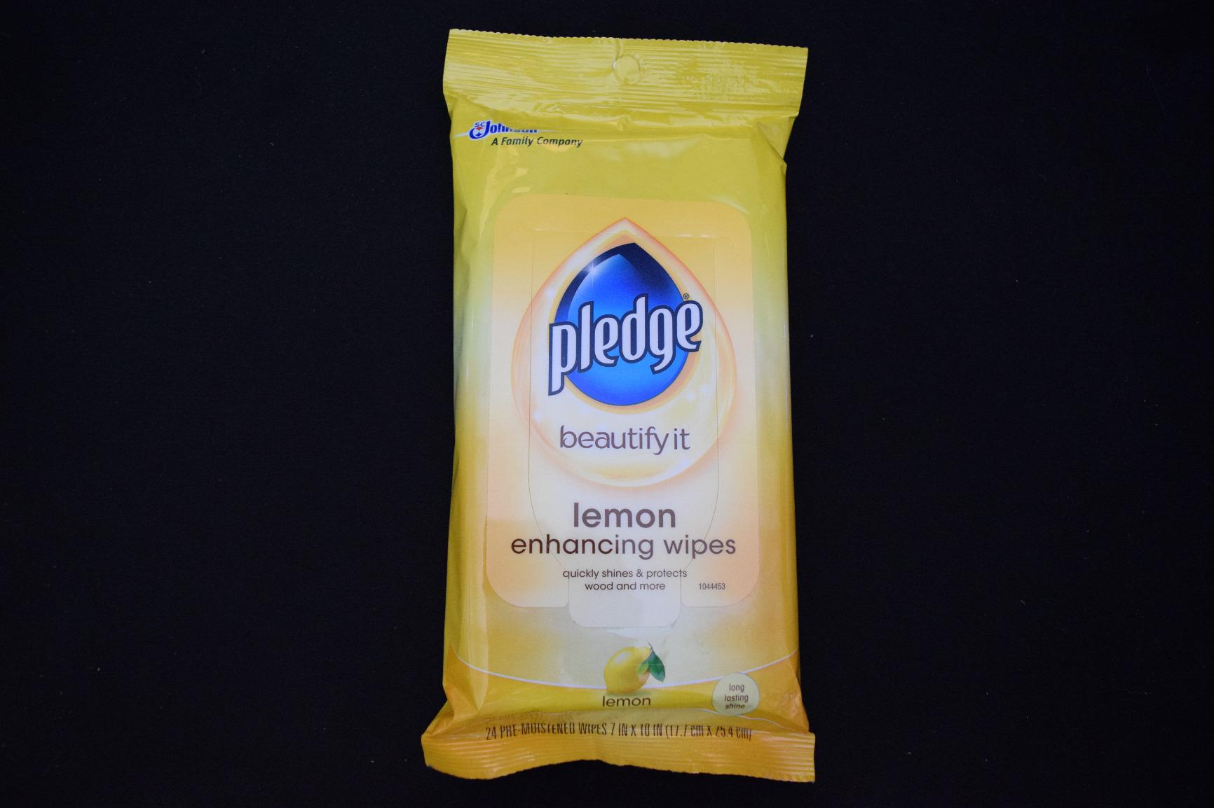 Pledge Expert Care Enhancing Wood Wipes, Lemon Scent, 24 Count - Customer Photo 2