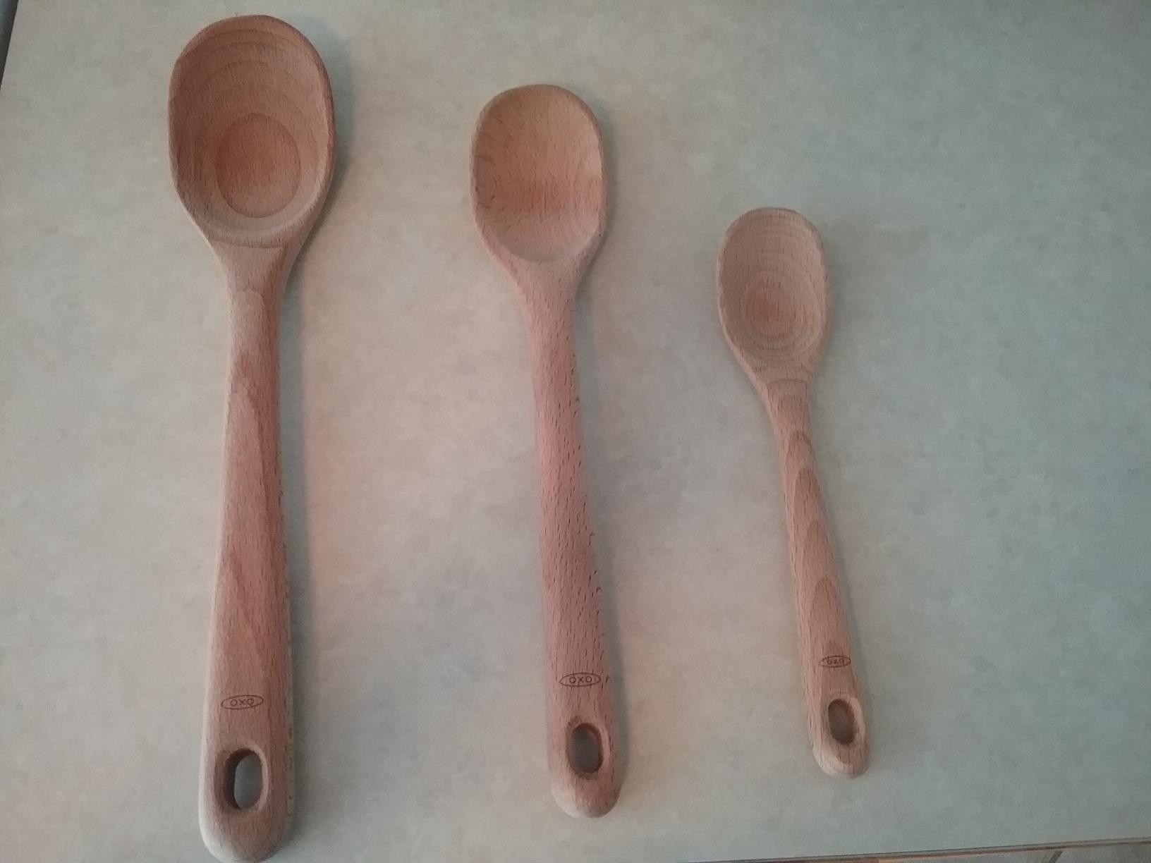 OXO Good Grips 3-Piece Wooden Utensil Set - Customer Photo 2