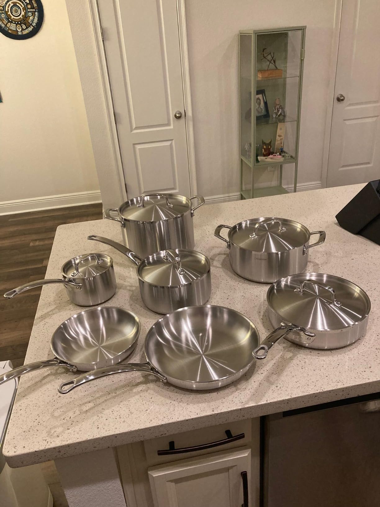 Tramontina Signature Tri-Ply Clad Stainless Steel 12-Piece Cookware Set with Lids, Pots and Pans Kitchen Set, Induction-Ready, Dishwasher-Safe, NSF-Certified, Made in Brazil Customer Review Tramontina Signature Tri-Ply Clad Stainless Steel 12-Piece Cookware Set with Lids, Pots and Pans Kitchen Set, Induction-Ready, Dishwasher-Safe, NSF-Certified, Made in Brazil - Customer Photo 2