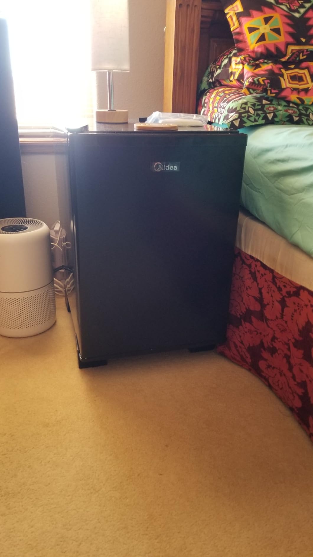 Midea WHS-65LB1 Mini Fridge, 1.6 Cu.ft Energy Star Certified Mini Refrigerator, Low Noise for Gaming Room, Black customer photo 1
