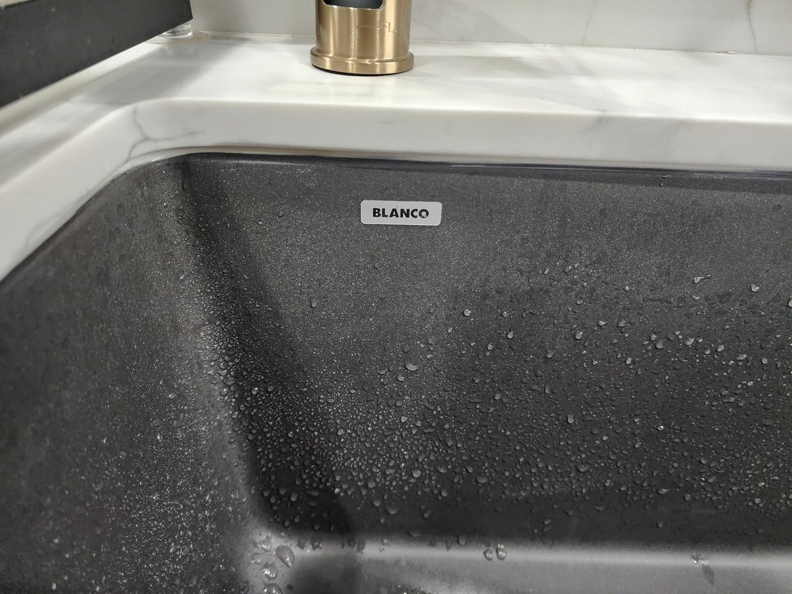 BLANCO, Cinder 441764 DIAMOND SILGRANIT Super Single Undermount Kitchen Sink, 33.5