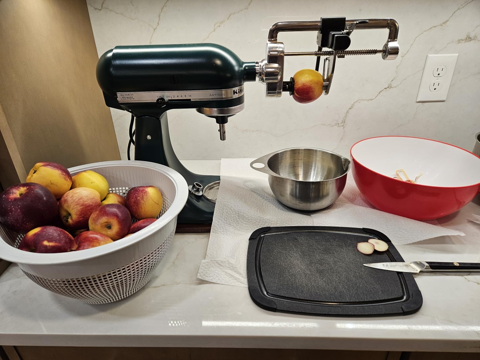 KitchenAid Stand Mixer Attachment, KSM1APC Fruit and Vegetable Spiralizer - Customer Photo 1