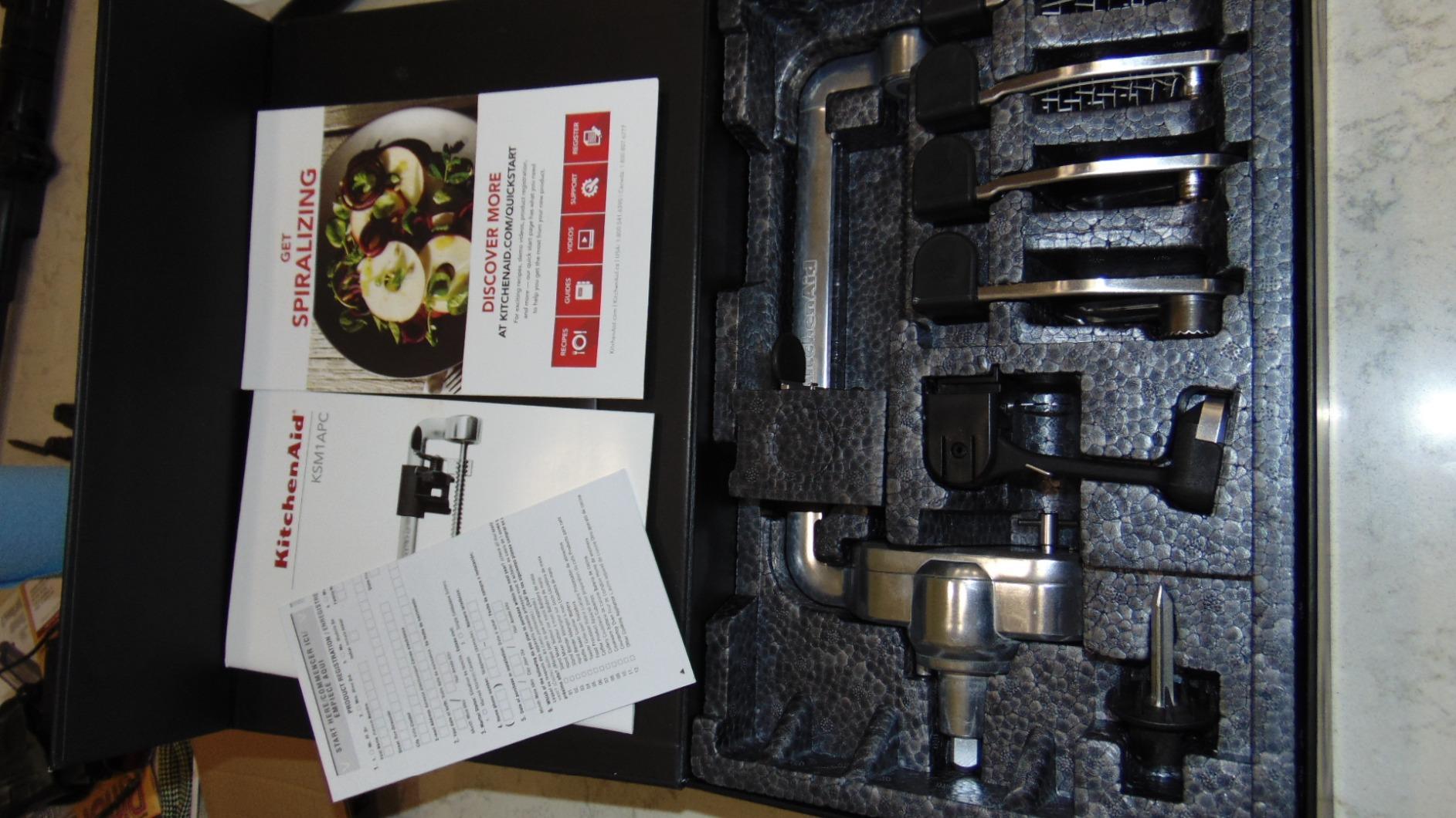 KitchenAid 7 Blade Spiralizer Plus with Peel, Core and Slice - KSM2APC - Customer Photo 2