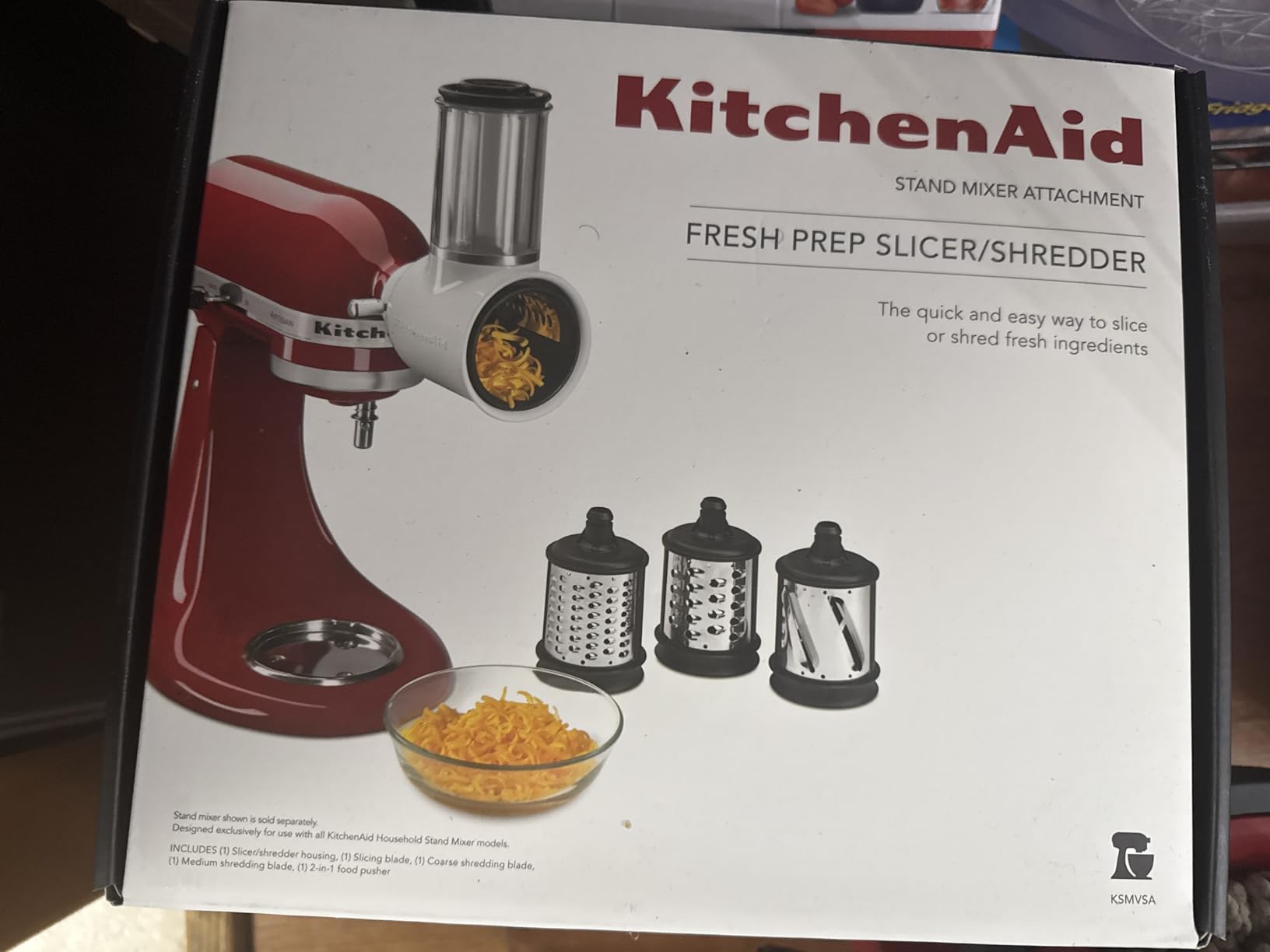 KitchenAid Stand Mixer Attachment, KSMVSA Fresh Prep Slicer/Shredder - Customer Photo 1