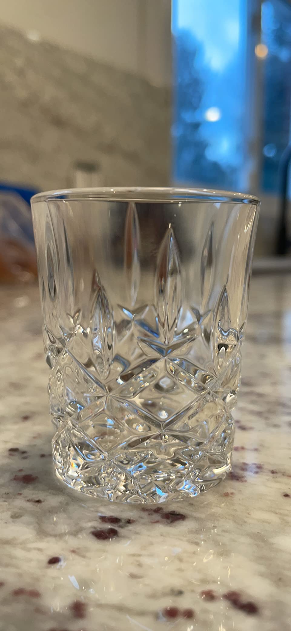 Nachtmann Brand Noblesse Collection, Single Old-Fashioned Glasses, Set of 4, Durable Crystal SOF Glass, Diamond Design, 245 ml/ 8.66-Ounce, Dishwasher Safe - Customer Photo 2