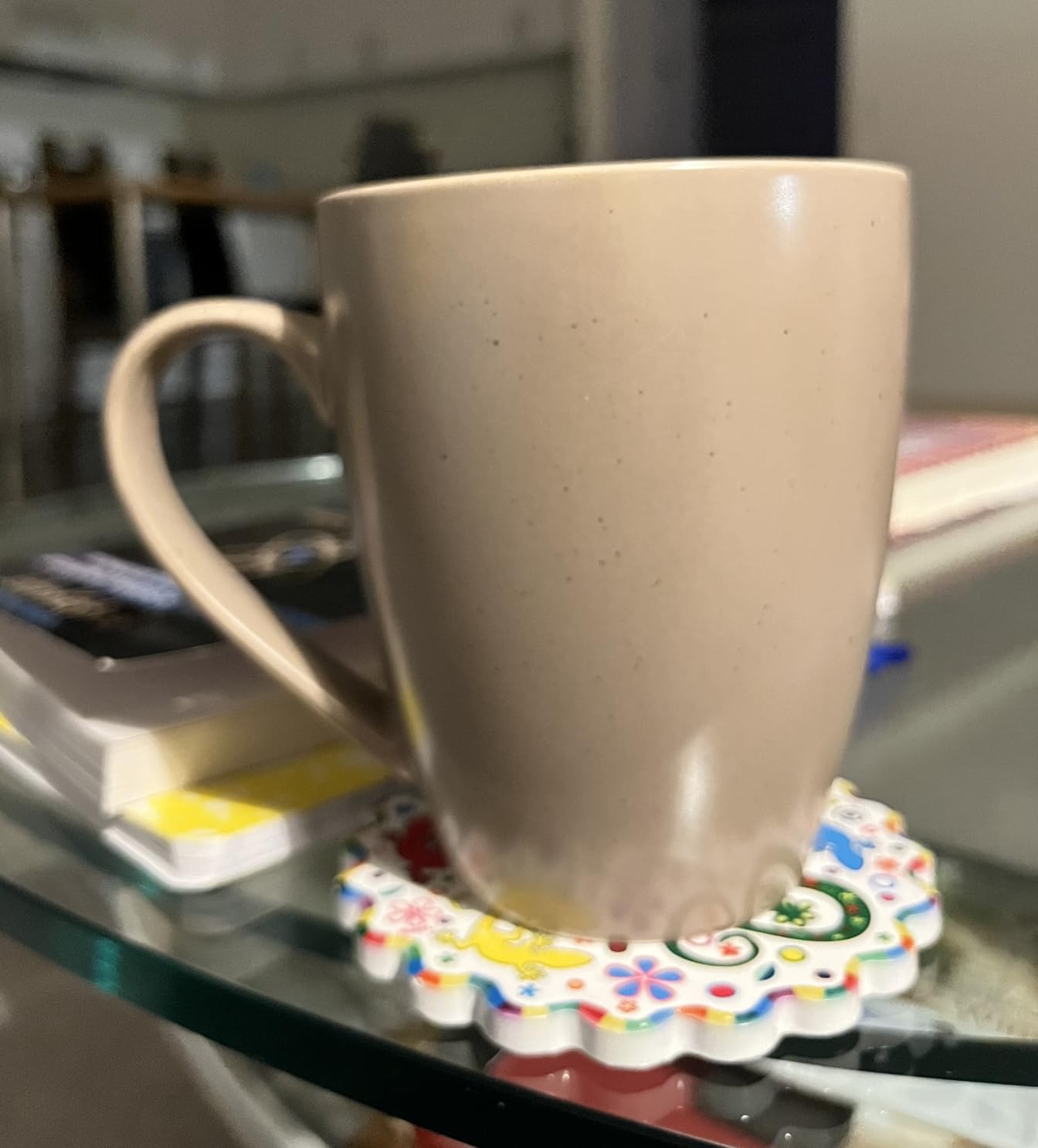 Sweese Porcelain Coffee Mugs - 16 Ounce - Set of 6, Cups for Latte, Hot Tea, Cappuccino, Mocha, Cocoa, White - Customer Photo 2