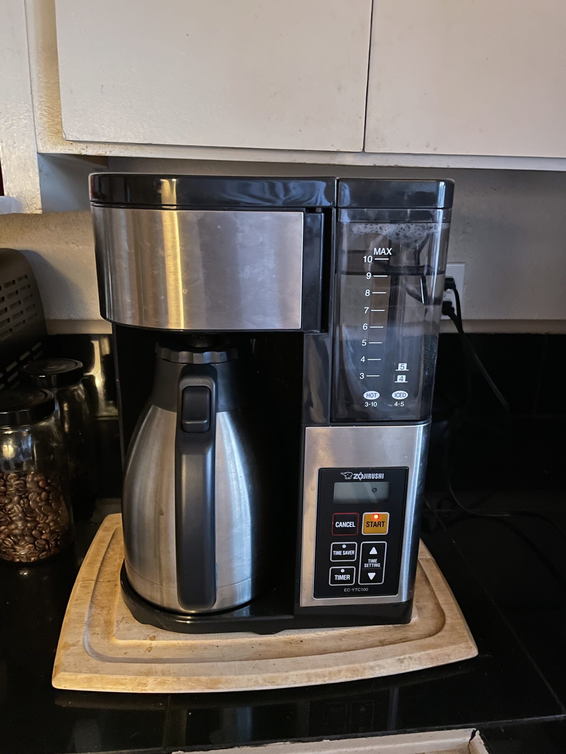 Zojirushi EC-YTC100XB 10-Cup Coffee Maker (Stainless Steel/Black) - Customer Photo 2