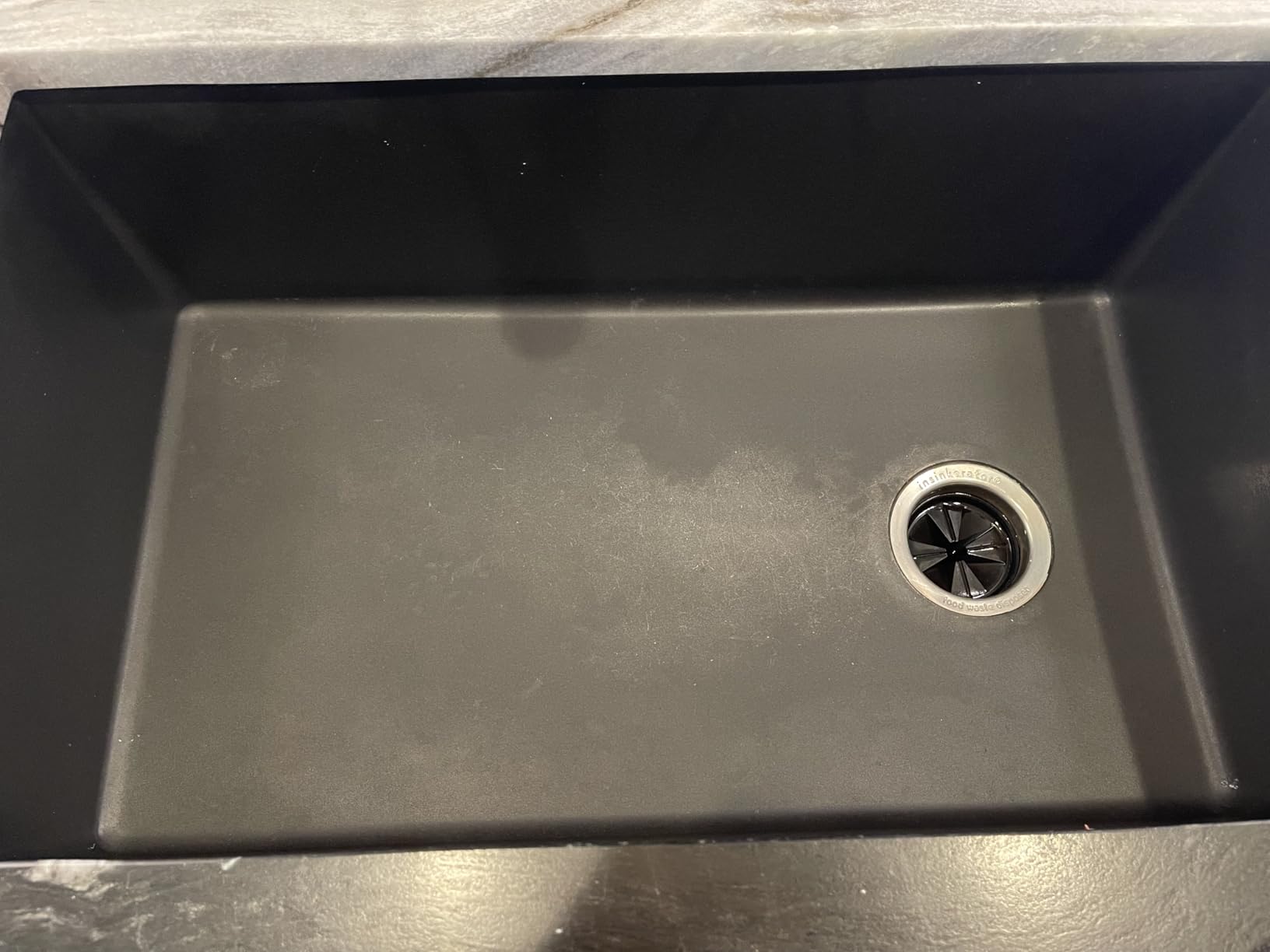 Ruvati 32 x 19 inch epiGranite Undermount Granite Composite Quartz Single Bowl Kitchen Sink - Arctic White - RVG2033WH - Customer Photo 5