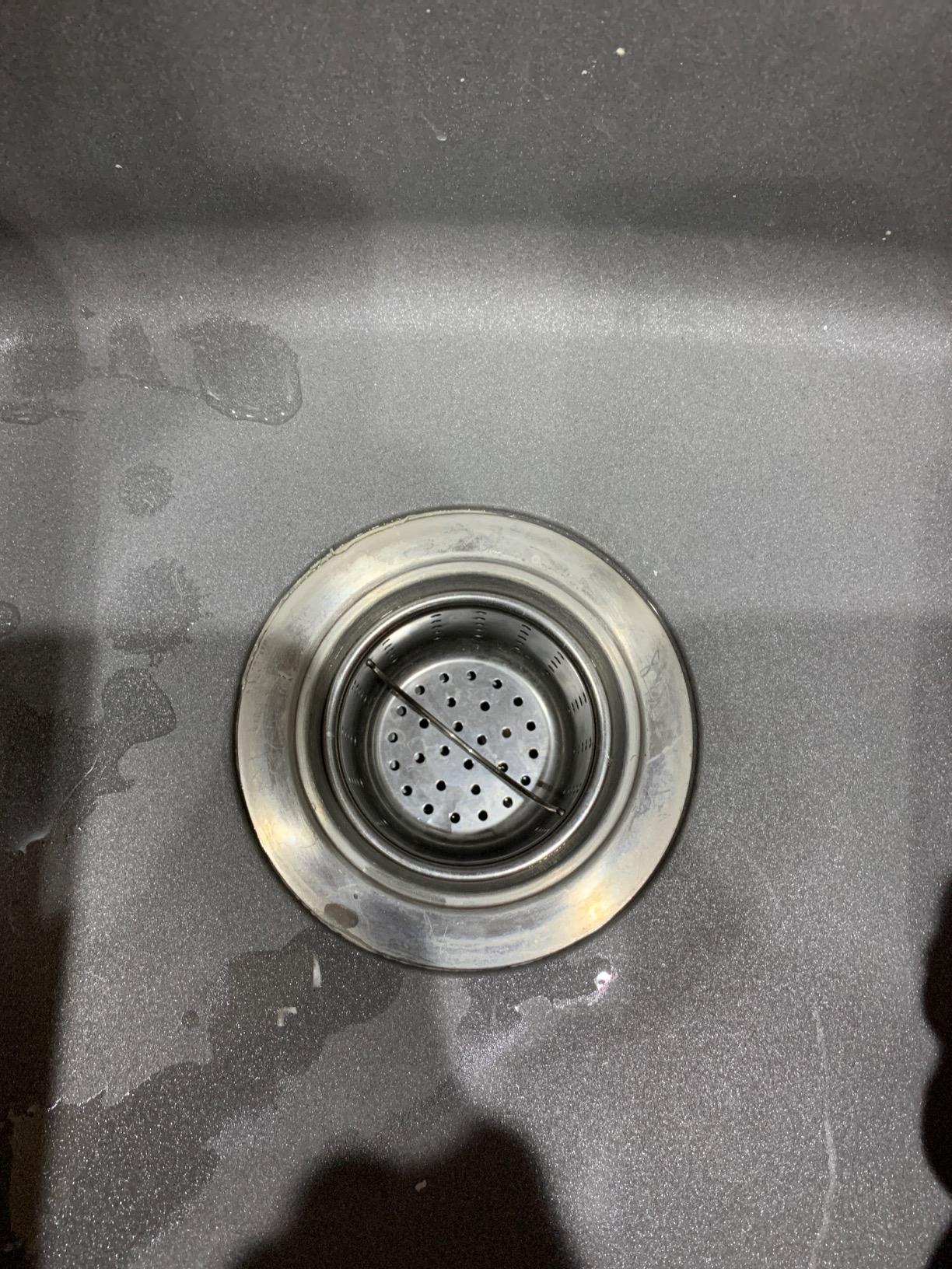 Serene Valley 3-1/2-inch Kitchen Sink Strainer Assembly, 304 Premium Stainless Steel Construction with Removable Deep Waste Basket and Sealing Lid Customer Review Serene Valley 3-1/2-inch Kitchen Sink Strainer Assembly, 304 Premium Stainless Steel Construction with Removable Deep Waste Basket and Sealing Lid - Customer Photo 5
