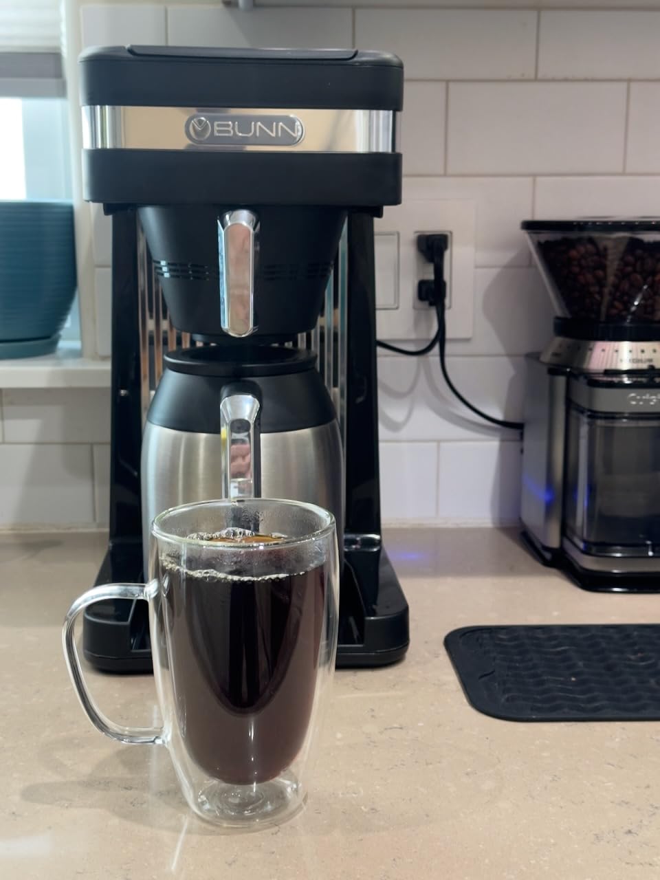 BUNN 55200 CSB3T Speed Brew Platinum Thermal Coffee Maker Stainless Steel, 10-Cup, Black - Customer Photo 1