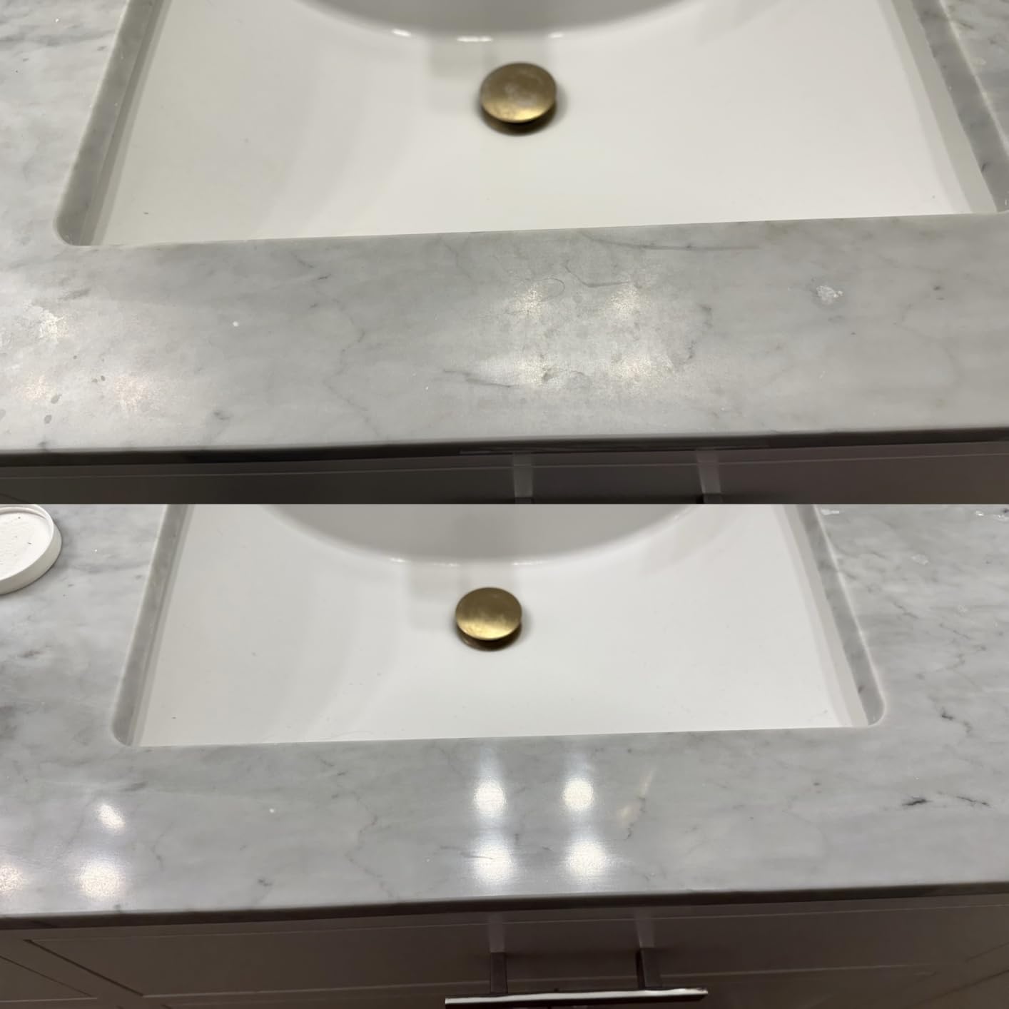 MB-11 Professional Marble Polish, Polishing Kit, Polishing Powder Etch Remover and Cleaner, Quartz Polishing Compound with Microfiber Cloth Customer Review MB-11 Professional Marble Polish, Polishing Kit, Polishing Powder Etch Remover and Cleaner, Quartz Polishing Compound with Microfiber Cloth - Customer Photo 1