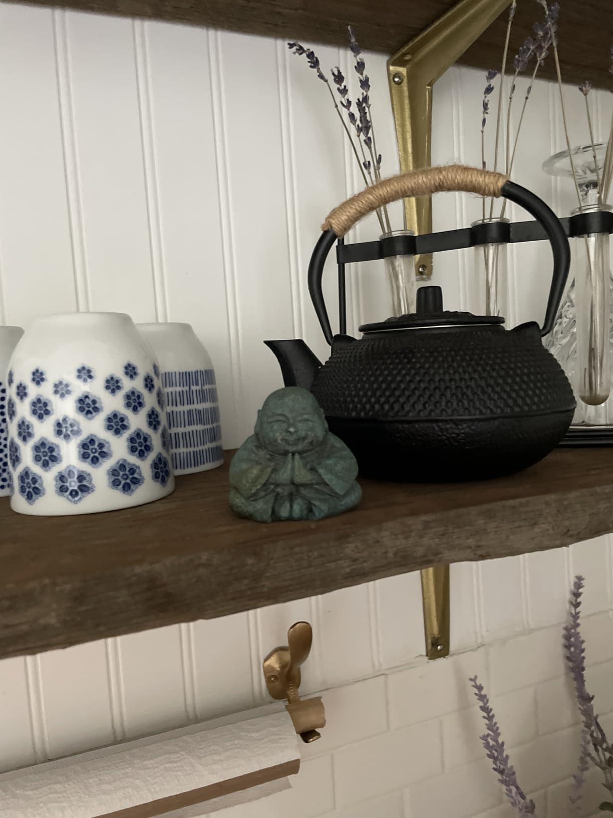 suyika Japanese Tetsubin Tea Kettle Cast Iron Teapot with Stainless Steel Infuser 30 oz/900 ml - Customer Photo 1