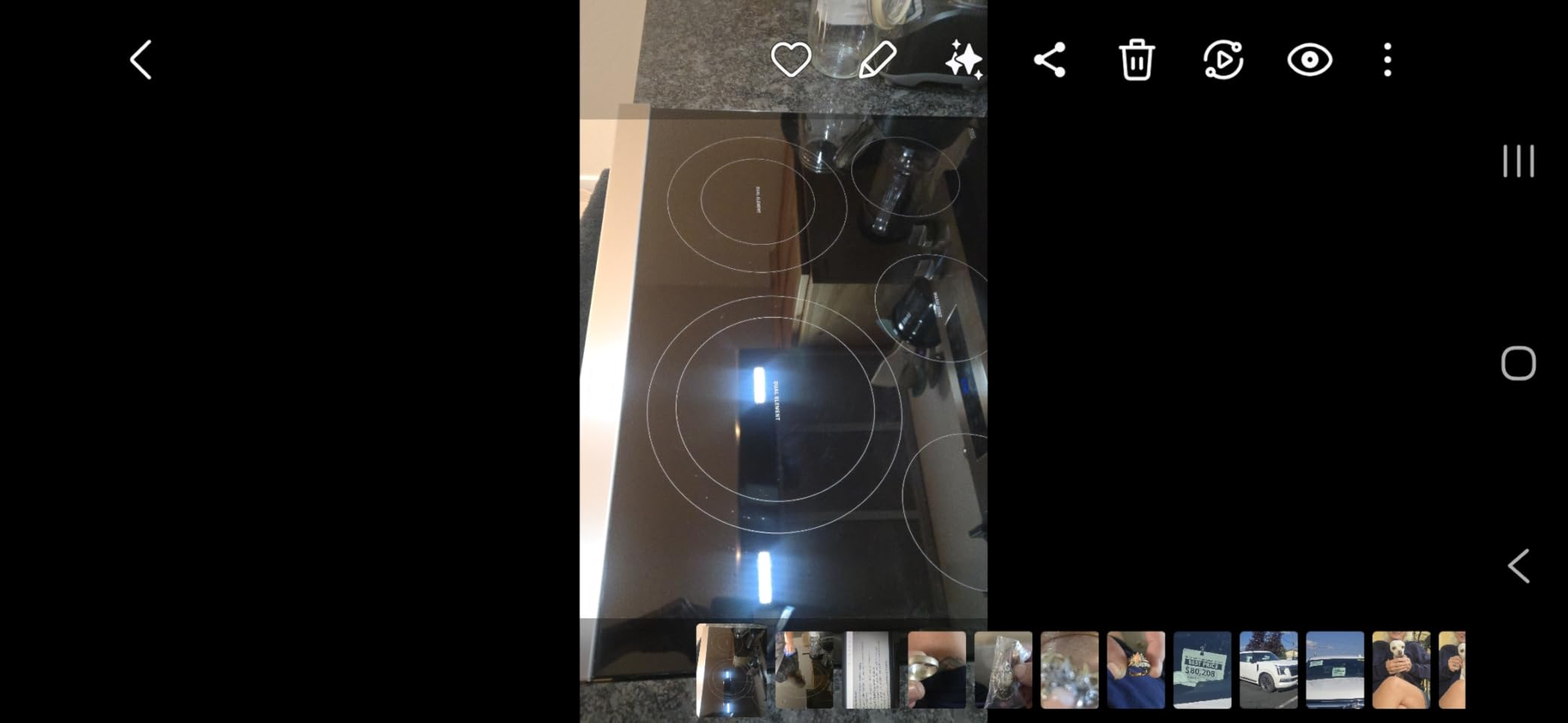 Cerama Bryte Combo Kit Pads & Removes Tough Stains Cooktop and Stove Top Cleaner for Glass - Ceramic Surfaces, 10 Ounces - Customer Photo 1