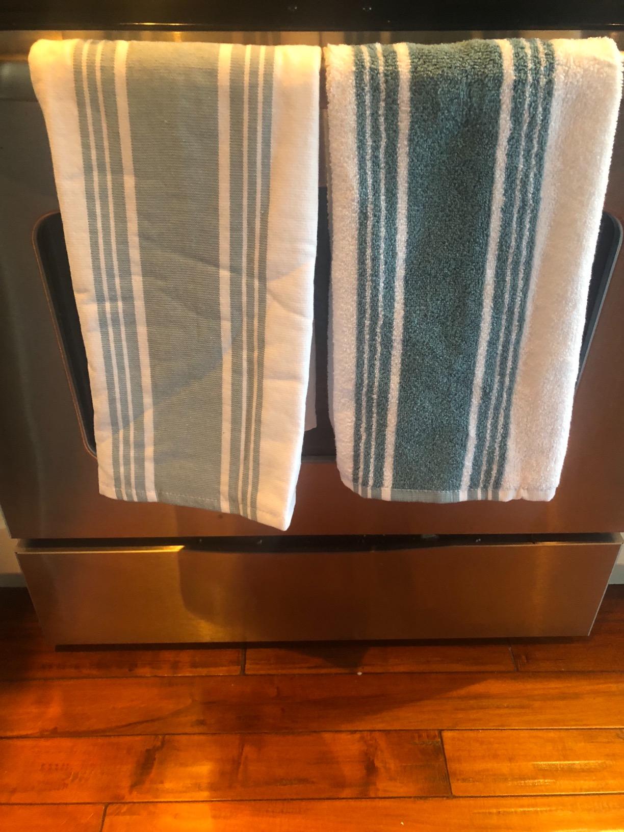 All-Clad Dual-Purpose Kitchen Towels: Highly Absorbent, Super Soft Long Lasting - 100% Cotton, 17
