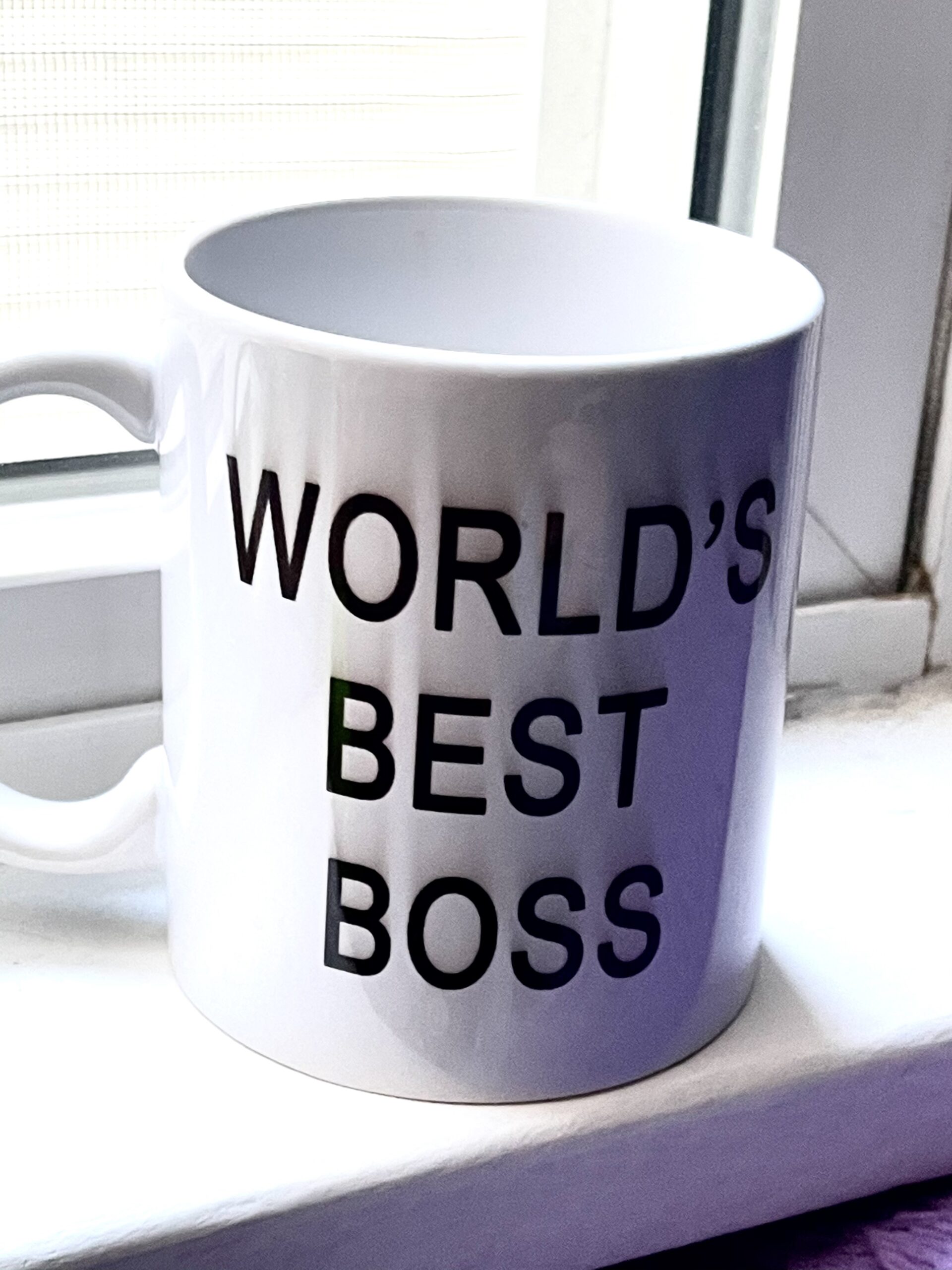 World's Best Boss Funny Coffee Mug - BeBr Bosses Day Gifts Ideas -Novelty Present For My Greatest Boss Male or Female, Men, Great Office Gift Mugs,Birthday,Leaving or Home Daily Use 11 oz Ceramic Mug - Customer Photo 3