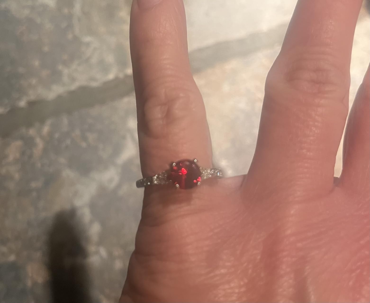 Lavender Candle with Ring Inside (Surprise Jewelry Valued at $15 to $5,000) Ring Size 7 Customer Review Lavender Candle with Ring Inside (Surprise Jewelry Valued at $15 to $5,000) Ring Size 7 - Customer Photo 1