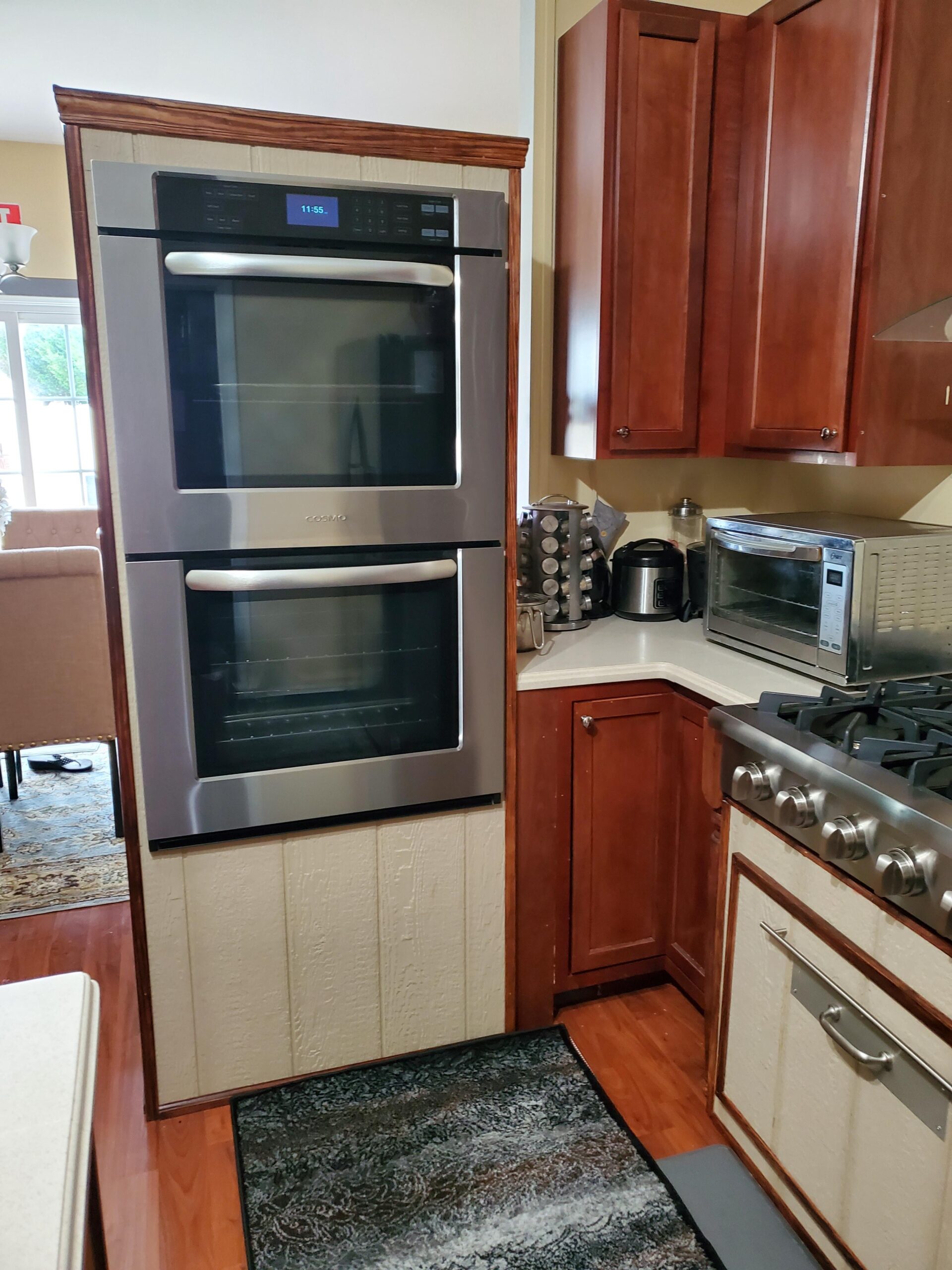 COSMO COS-30EDWC 30 in. Haven Collection Double Electric Wall Oven, True Convection, Blue Porcelain, Self Cleaning in Stainless Steel Customer Review COSMO COS-30EDWC 30 in. Haven Collection Double Electric Wall Oven, True Convection, Blue Porcelain, Self Cleaning in Stainless Steel - Customer Photo 2