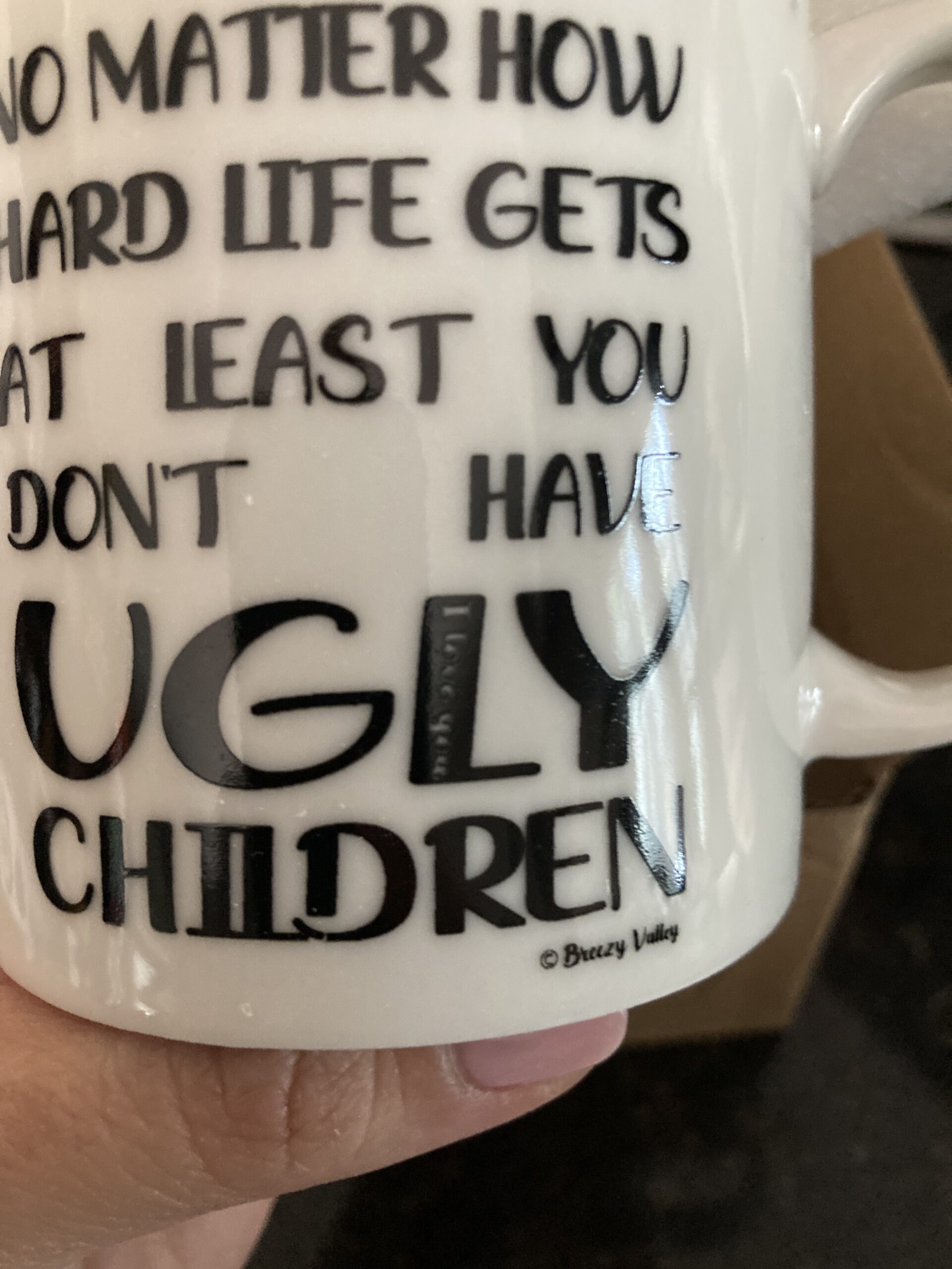 Breezy Valley Grandma Mug, Christmas Gifts for Grandma - Grandma Gift from Grandkids Grandchildren, Best Gift for Grandmother - Funny Nutrition Facts Coffee Mug, White 11oz Customer Review Breezy Valley Grandma Mug, Christmas Gifts for Grandma - Grandma Gift from Grandkids Grandchildren, Best Gift for Grandmother - Funny Nutrition Facts Coffee Mug, White 11oz - Customer Photo 1
