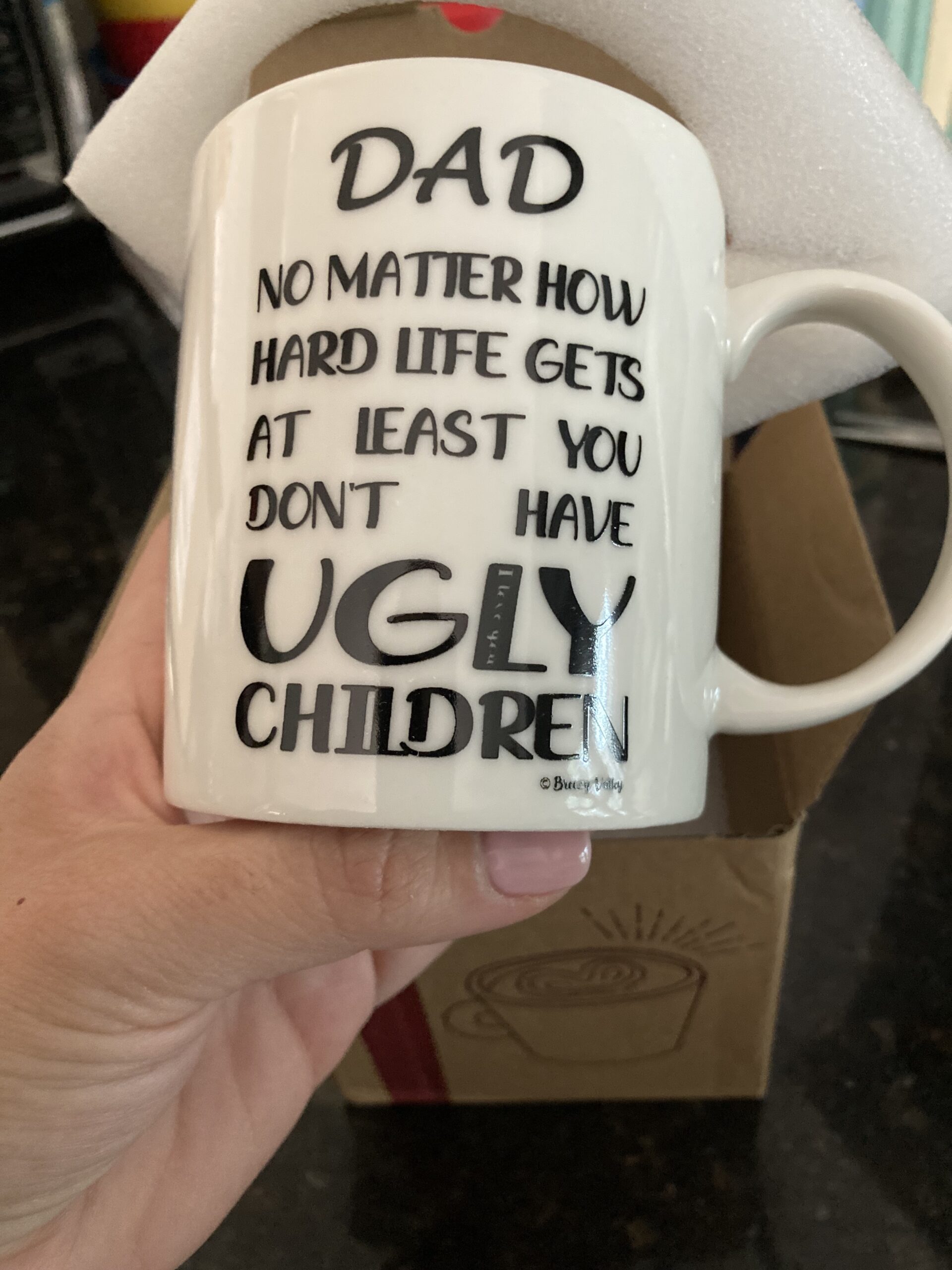 Breezy Valley Grandma Mug, Christmas Gifts for Grandma - Grandma Gift from Grandkids Grandchildren, Best Gift for Grandmother - Funny Nutrition Facts Coffee Mug, White 11oz Customer Review Breezy Valley Grandma Mug, Christmas Gifts for Grandma - Grandma Gift from Grandkids Grandchildren, Best Gift for Grandmother - Funny Nutrition Facts Coffee Mug, White 11oz - Customer Photo 2