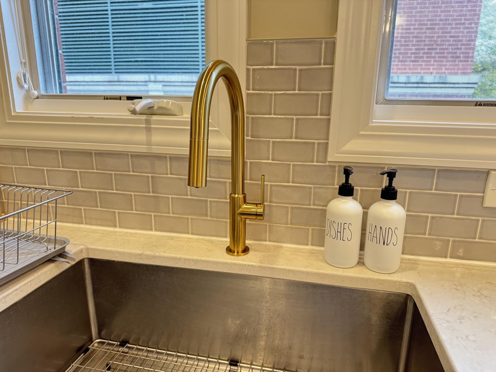 Kraus Oletto Single Handle Kitchen Bar Faucet in Spot Free Antique Champagne Bronze, Kitchen Sink Faucets, KPF-2822SFACB - Customer Photo 1