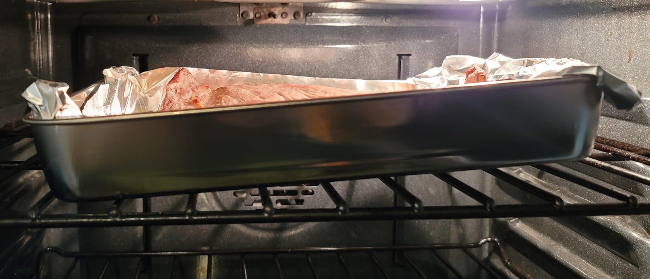 TeamFar Lasagna Pan with Lid, 12.3'' x 9.75'' x 2'', Stainless Steel Rectangular Baking Cake Pan, Heavy Duty & Non-Toxic, Deep & Visible, Brushed Finish & Dishwasher Safe- (1 Pan+1 Lid) - Customer Photo 5