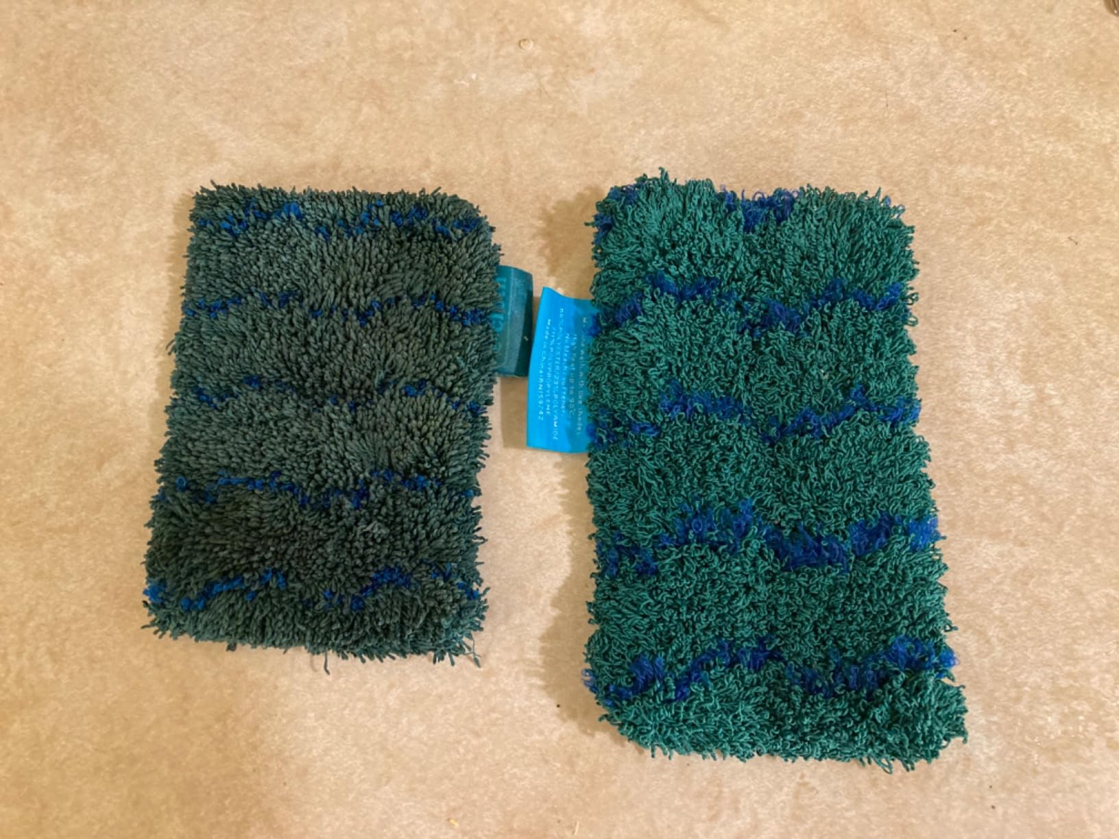 E-Cloth Kitchen Dynamo, Premium Microfiber Non-Scratch Kitchen Dish Scrubber Sponge, Ideal for Dish, Sink and Countertop Cleaning, 100 Wash Guarantee, Blue, 2 Pack - Customer Photo 1