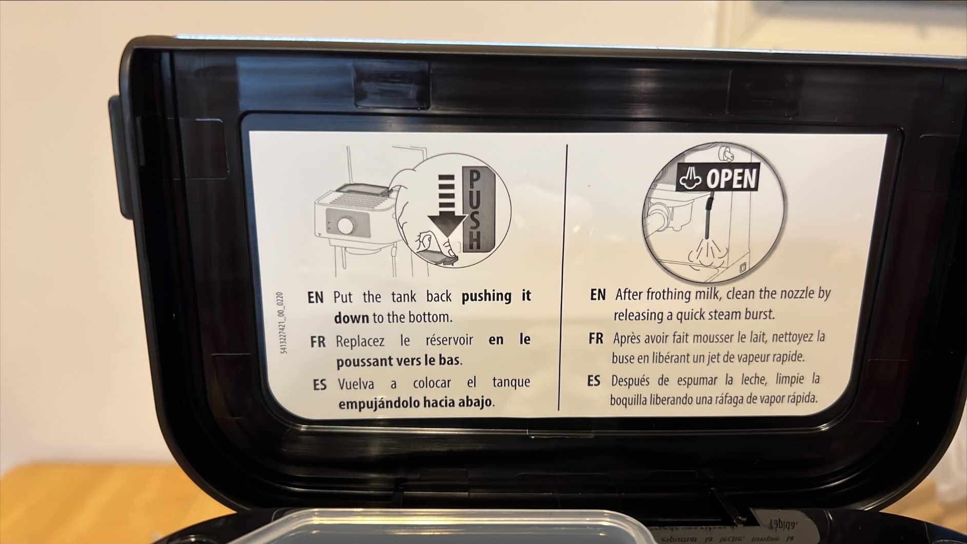 De'Longhi Stilosa Manual Espresso Machine, Compact Coffee Maker, 15 Bar Pump Pressure, Manual Milk Frother Steam Wand for Authentic Single & Double Espresso, Lattes & Cappuccinos, Tamper Included - Customer Photo 3