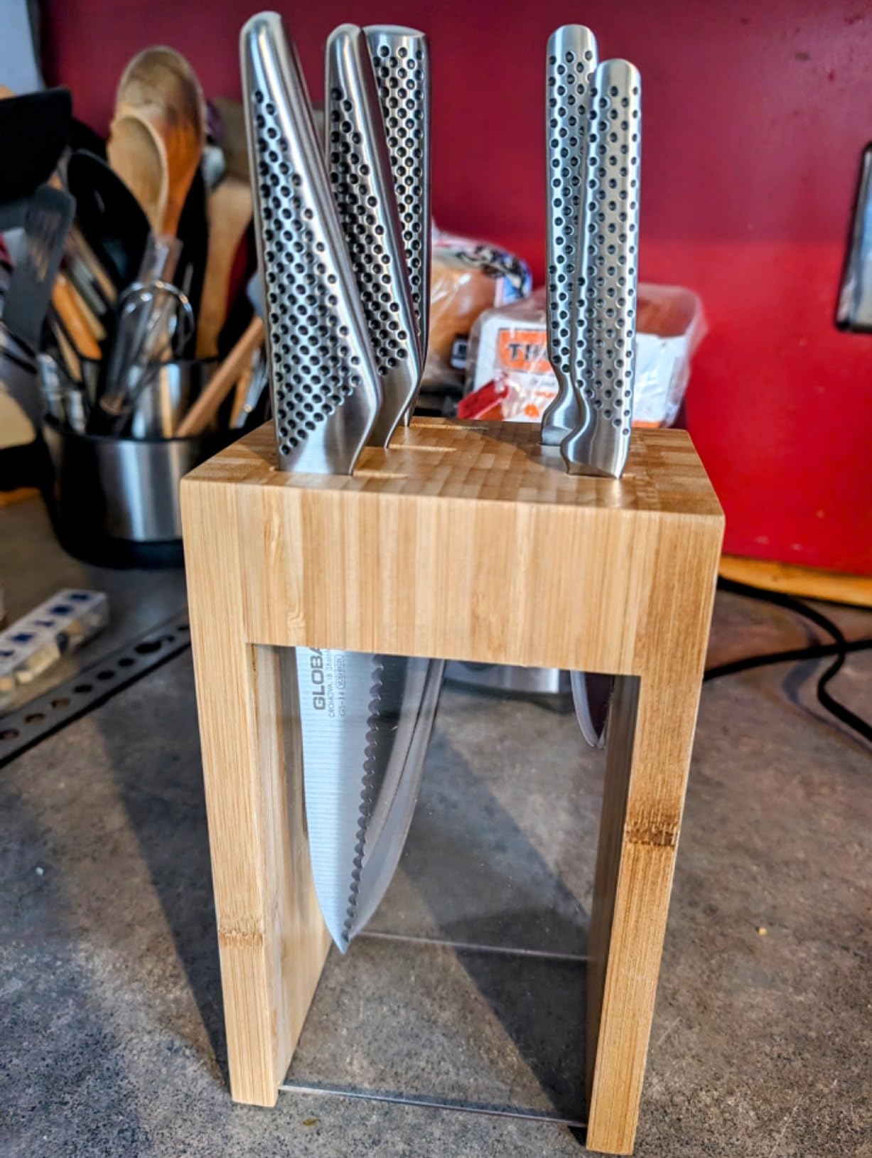 Global Osaka 6 Piece Knife Block Set - Customer Photo 2