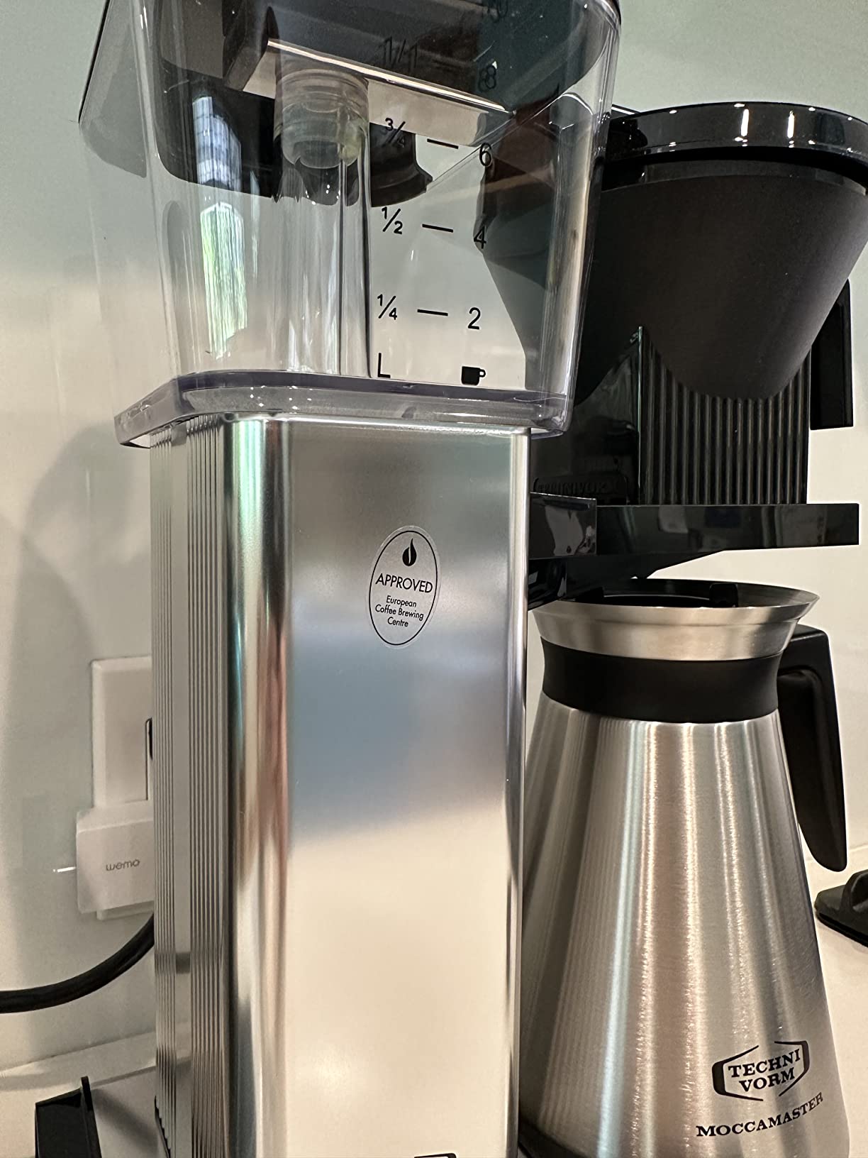 Technivorm Moccamaster 79317 KBGT thermal Carafe 10-Cup Coffee Maker 40 Ounce, Stone Grey 1.25l - Customer Photo 2